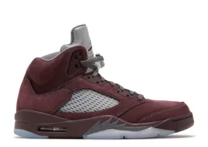 ShockAbsorbingSole Indoor Walk Air Jordan 5 Retro Burgundy