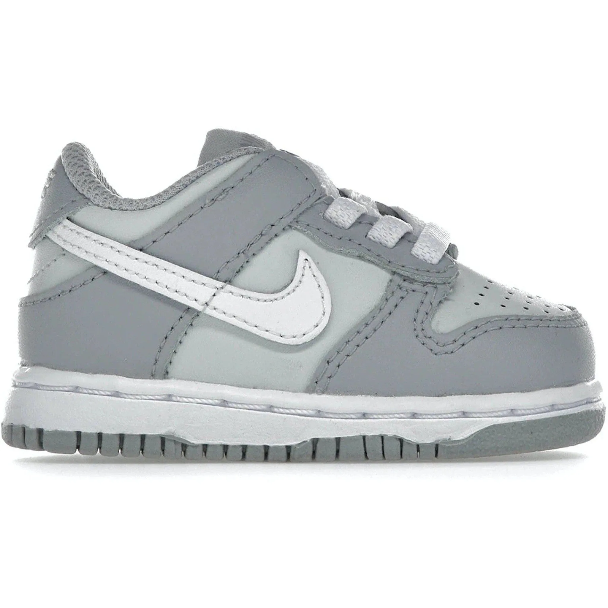 Decorative stitching Spin Step Nike Dunk Low Two-Toned Grey (TD)