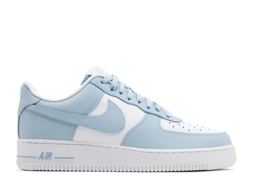 Nike Air Force 1 Low '07 Light Armory Blue White Comfort Ankle Barefoot feel
