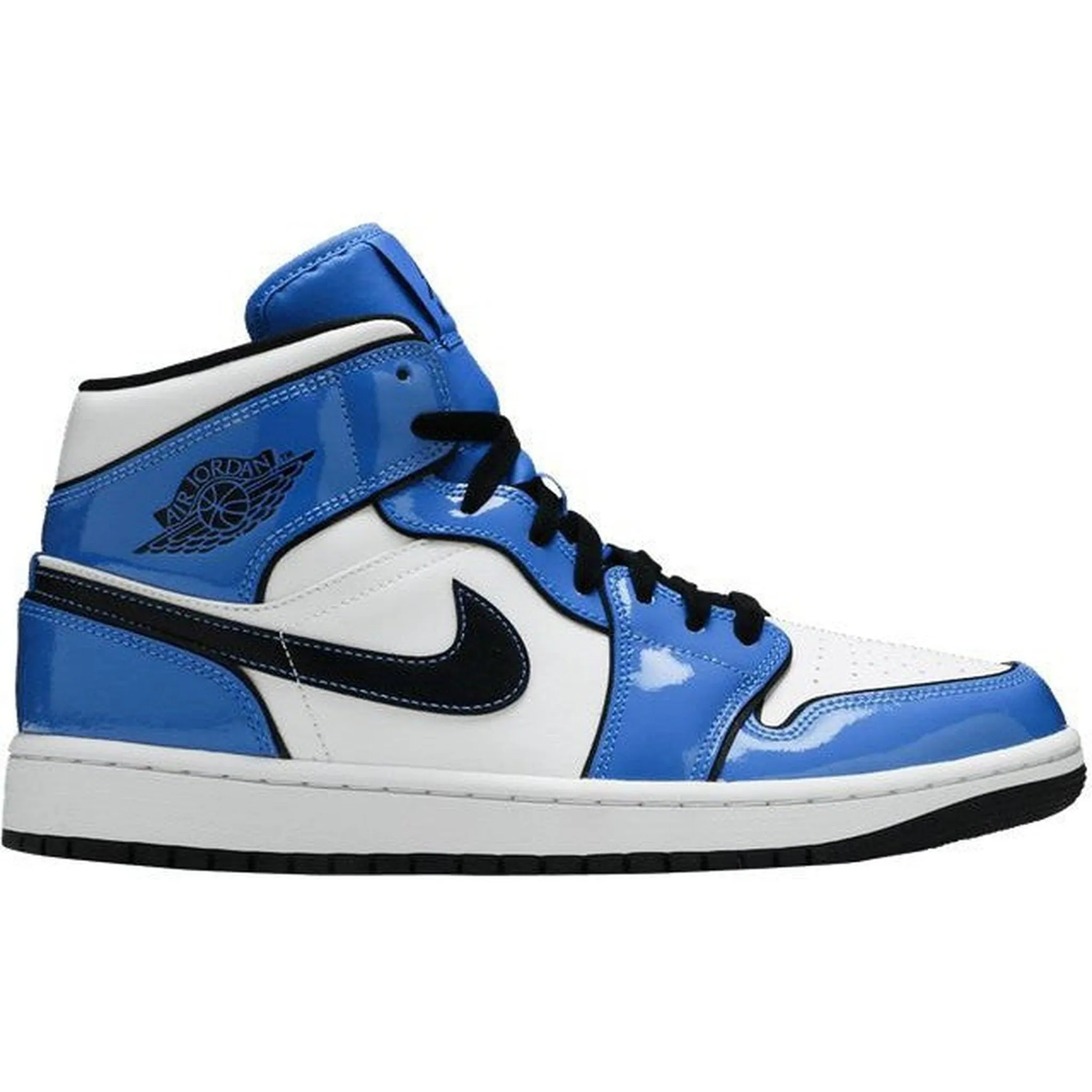 Jordan 1 Mid Signal Blue Season Flex