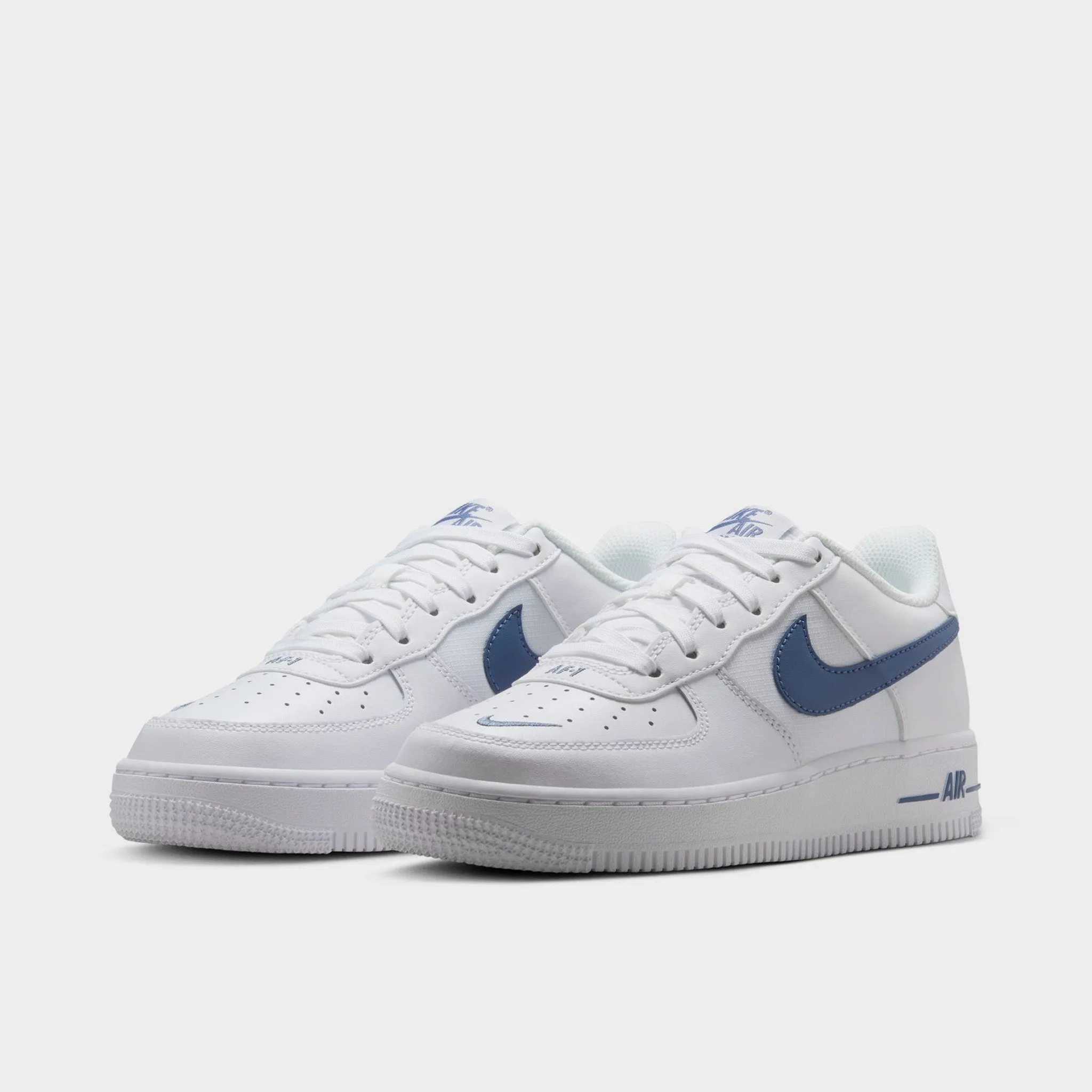 Nike Air Force 1 GS White / Diffused Blue Minimal Vibe Dodge Step
