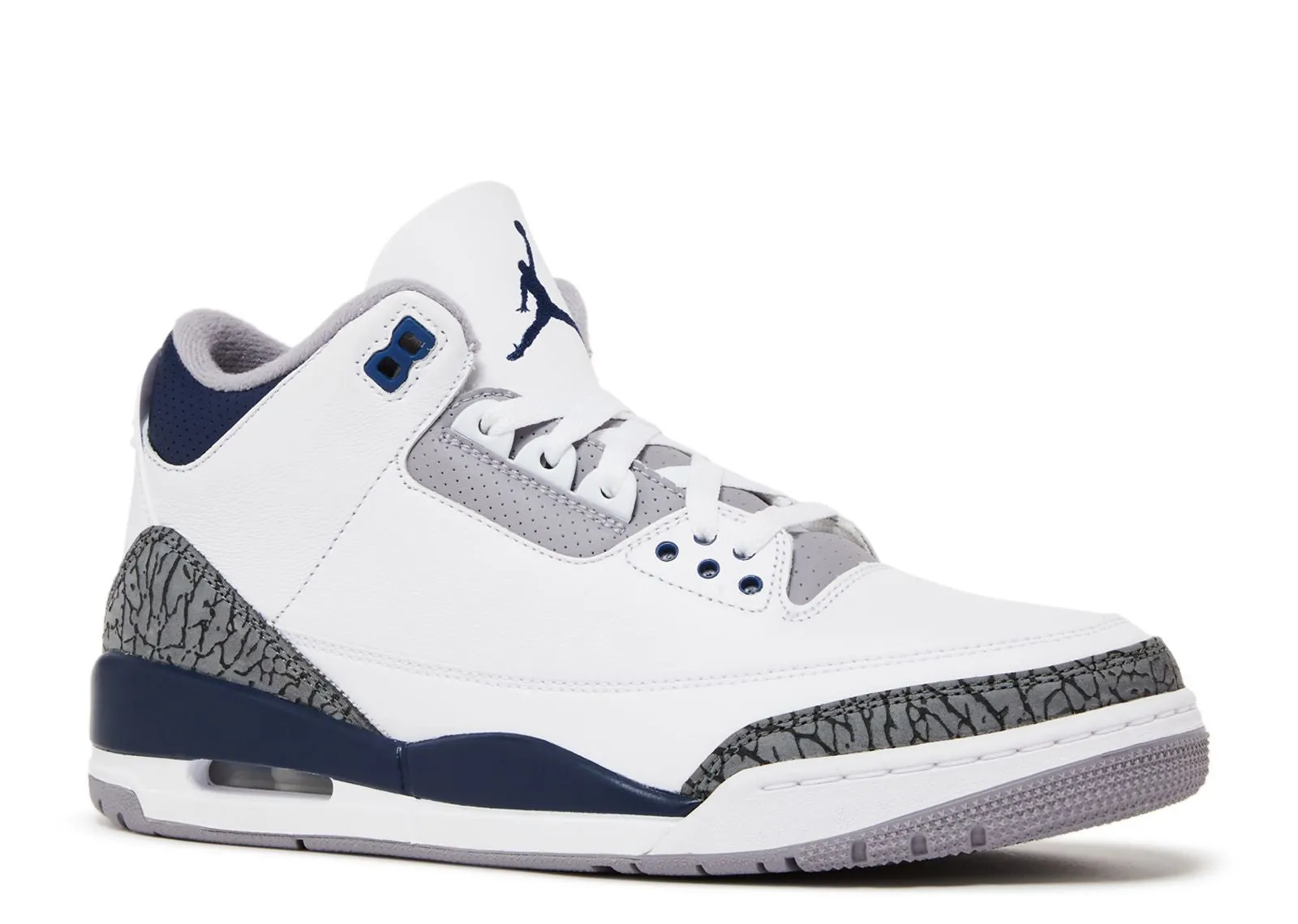 Air Jordan 3 Retro Midnight Navy Feet Support Pure Steps