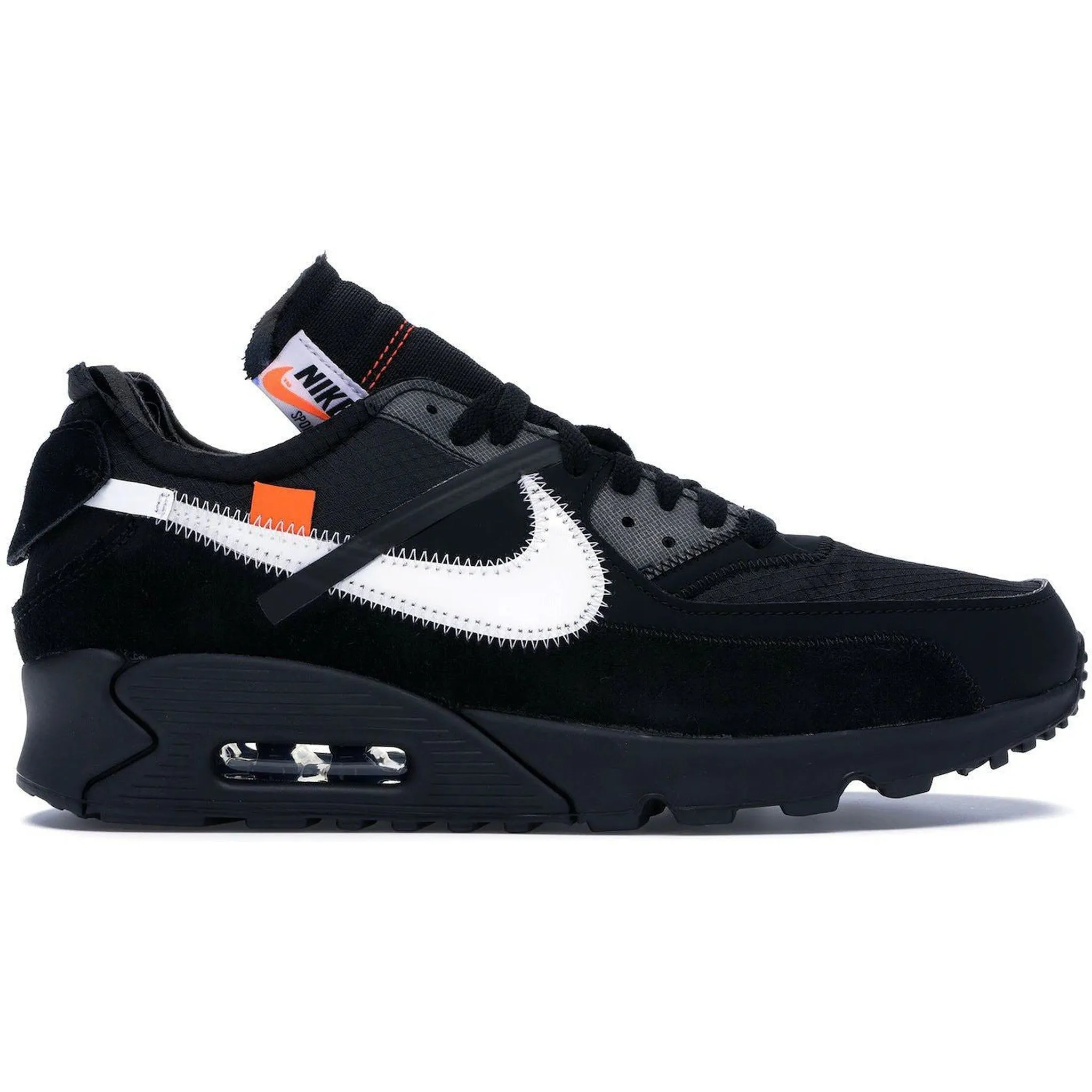 Nike Air Max 90 Off-White Black Practical Walk