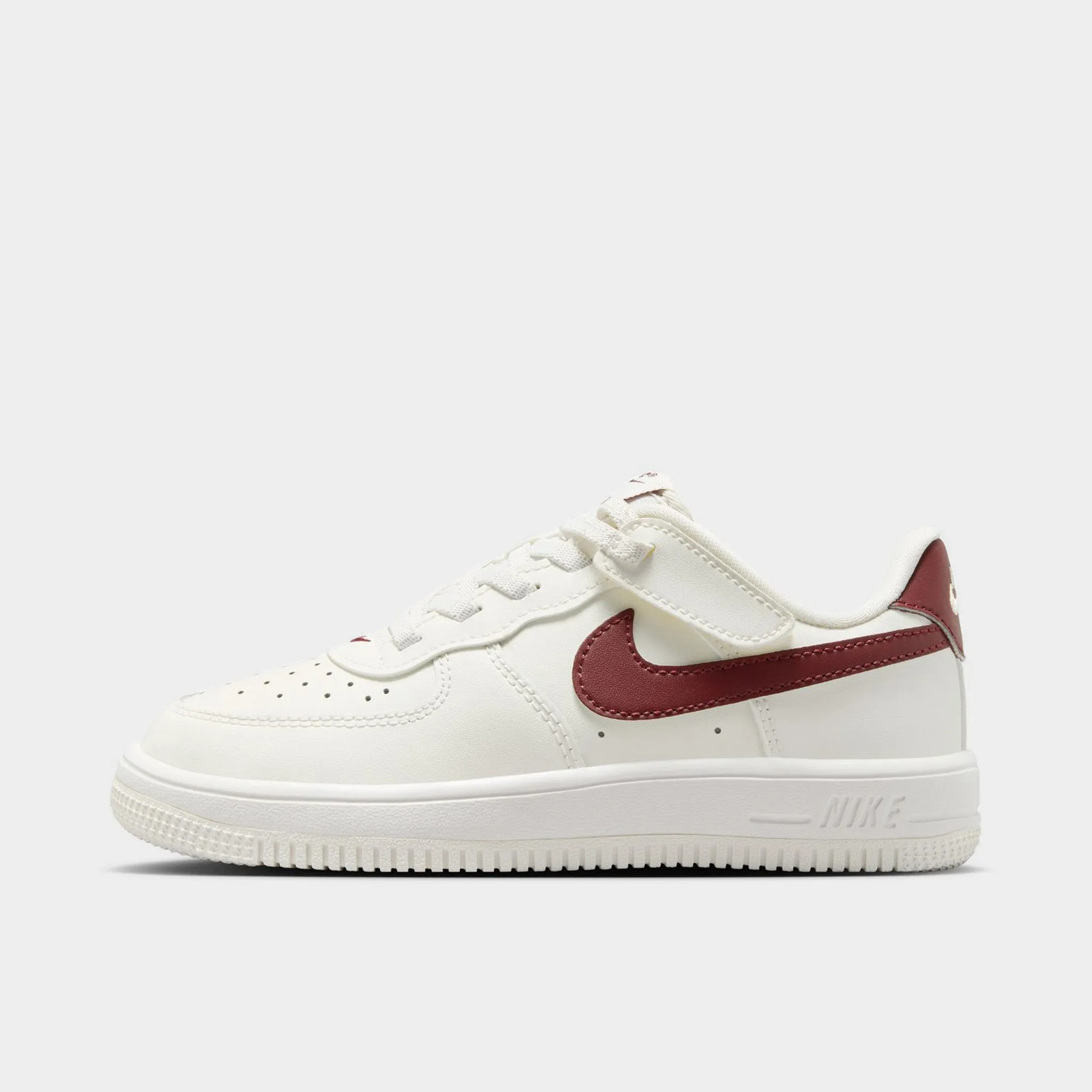 Nike Air Force 1 Low EasyOn PS Sail / Dark Team Red Foot Flex