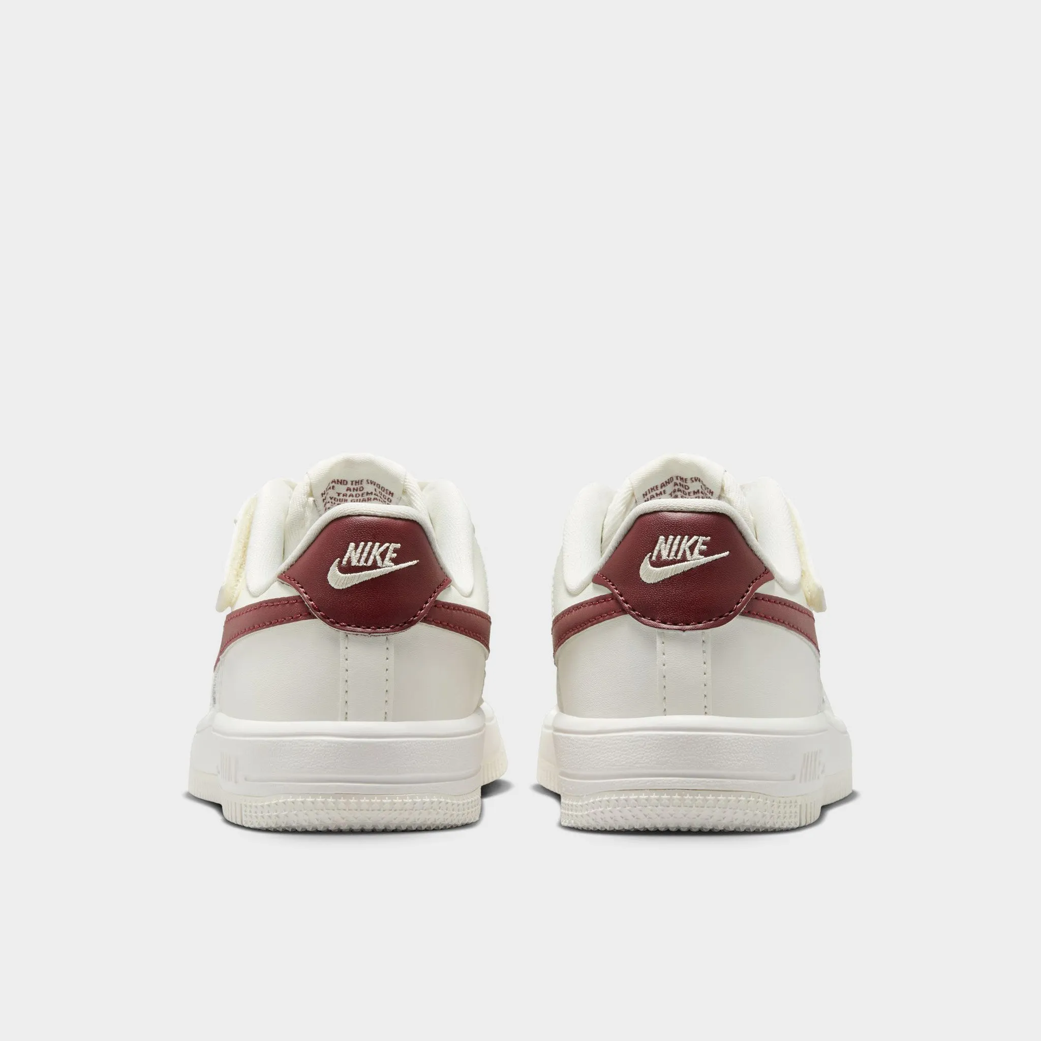 Nike Air Force 1 Low EasyOn PS Sail / Dark Team Red Active Comfort Ridge Jog