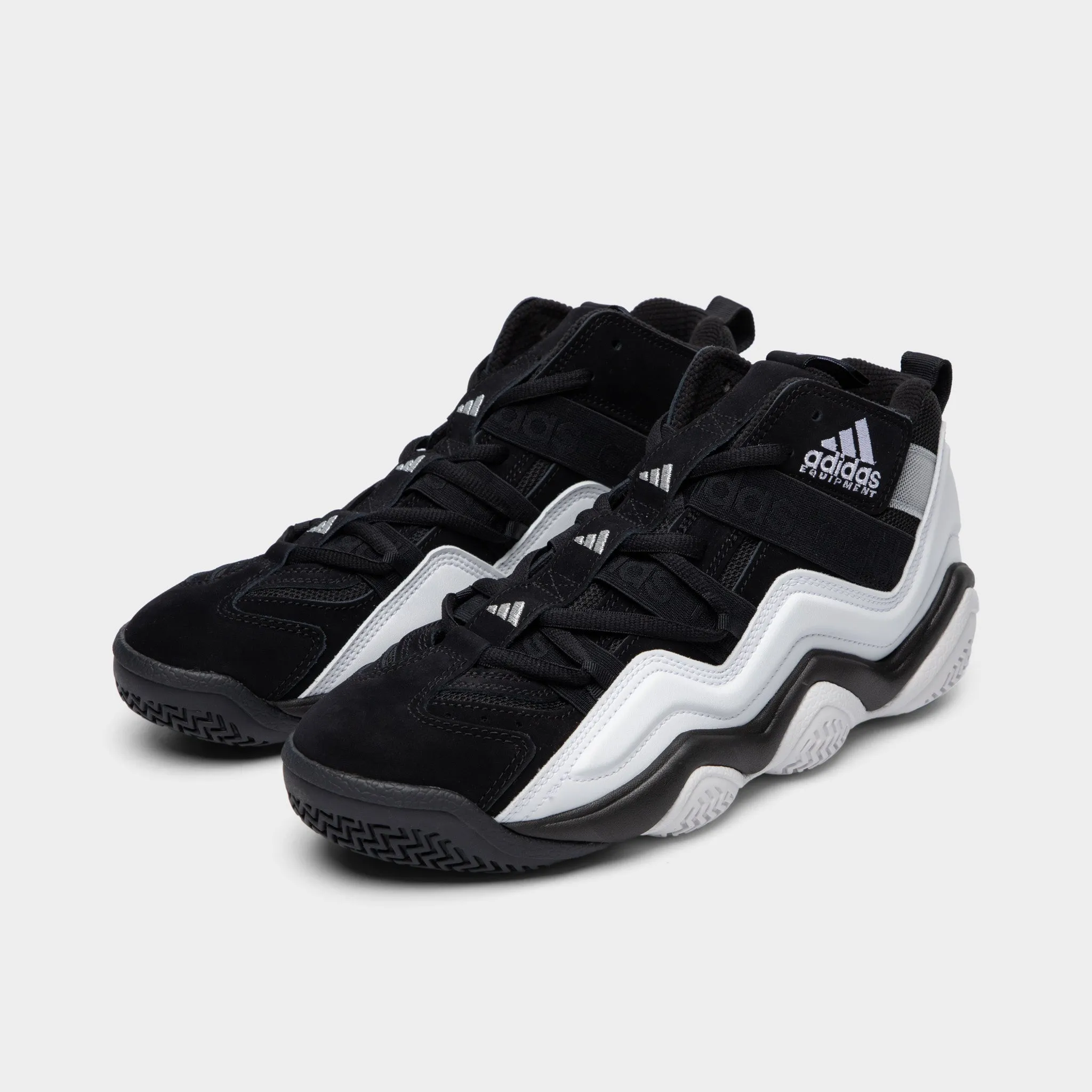 adidas Originals Top Ten 2000 Core Black / Cloud White - Silver Metallic Italian Glam Stage Pop