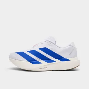 adidas Adizero EVO SL White / Blue - Blue Ankle Support