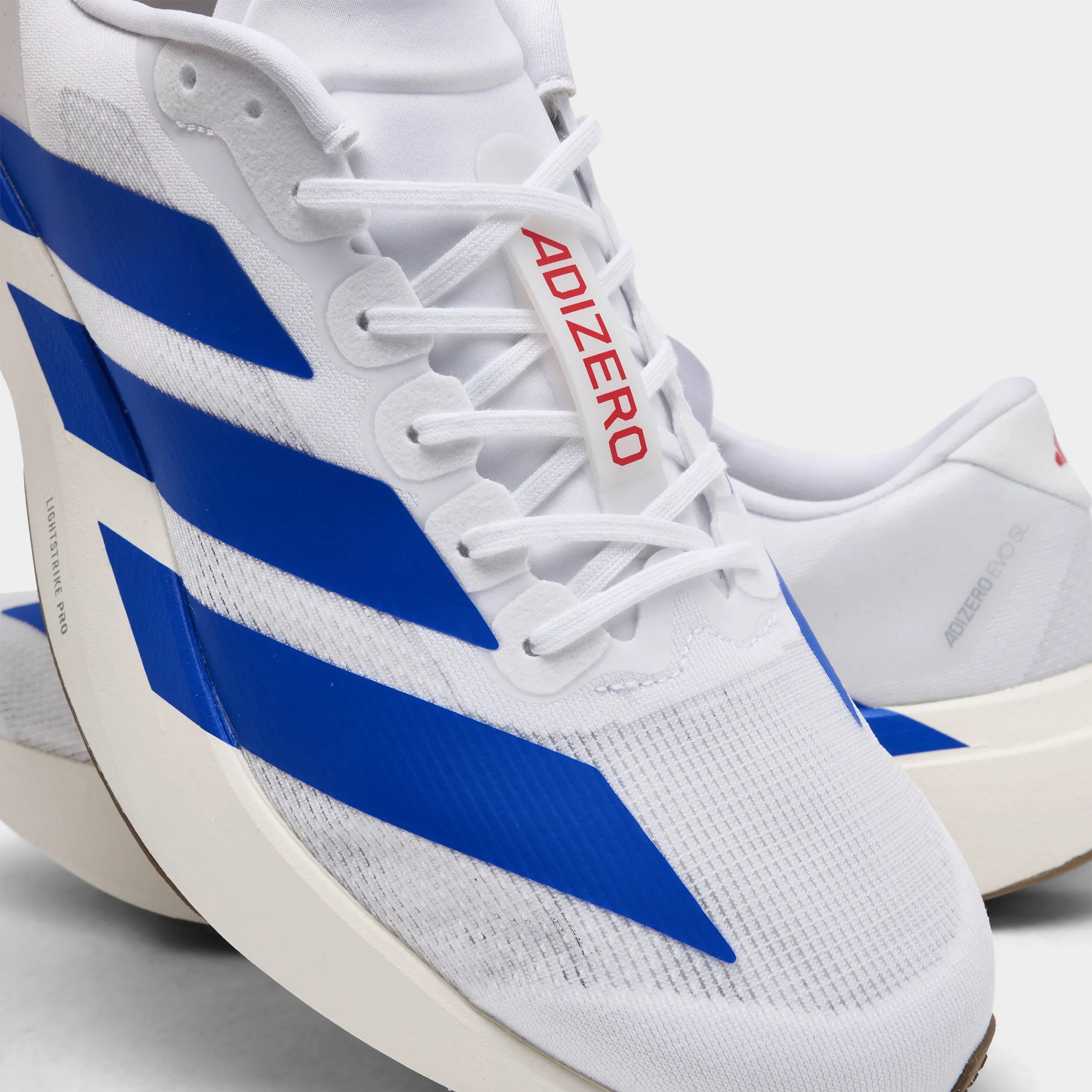 adidas Adizero EVO SL White / Blue - Blue Summer cool Club Night