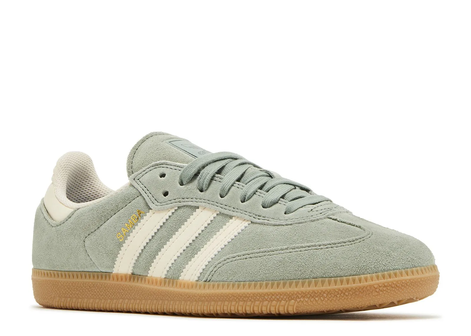 Adidas Samba Silver Green Wonder White Guard Step Carefree Day