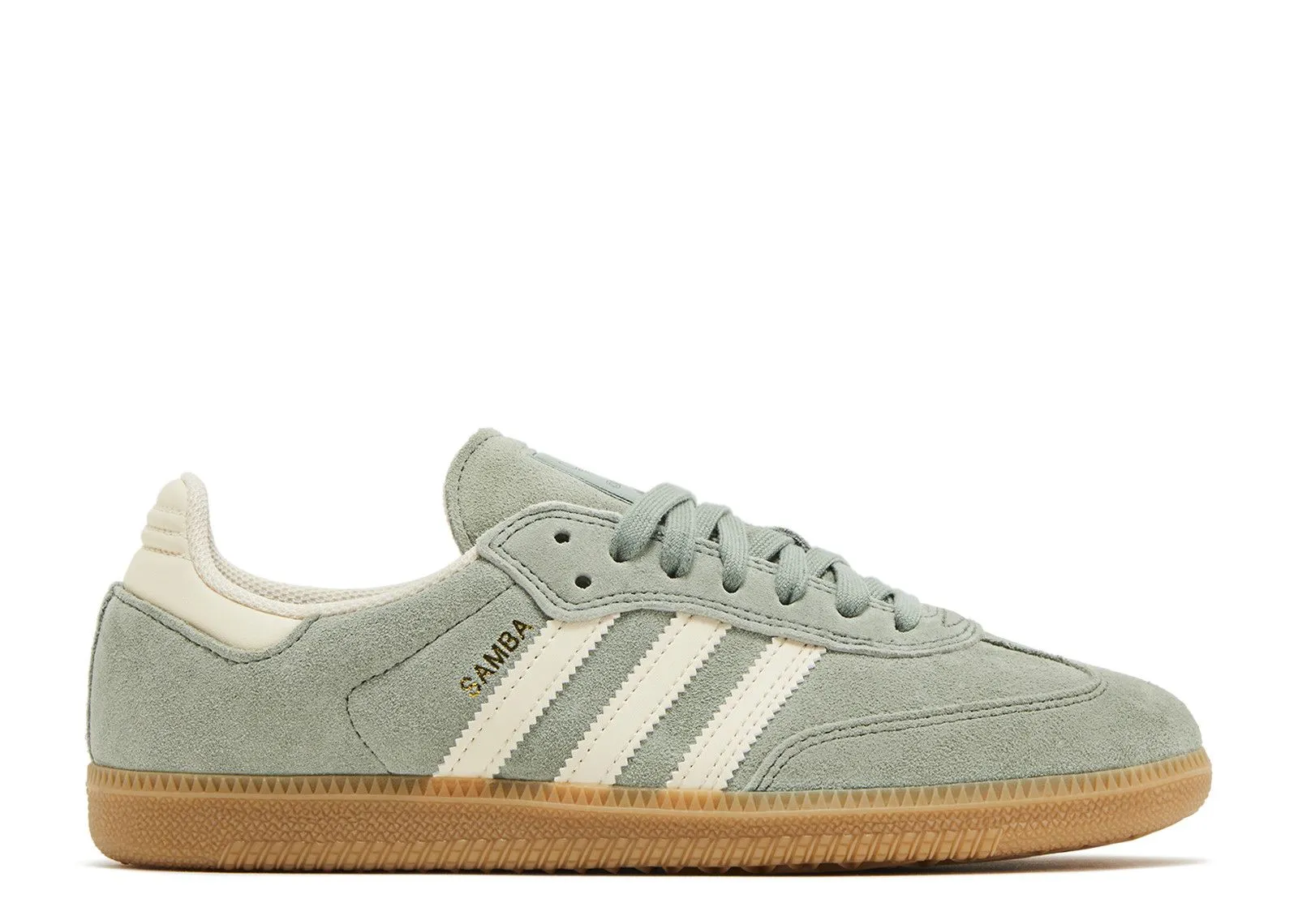 Comfortable fit Flex Motion Adidas Samba Silver Green Wonder White