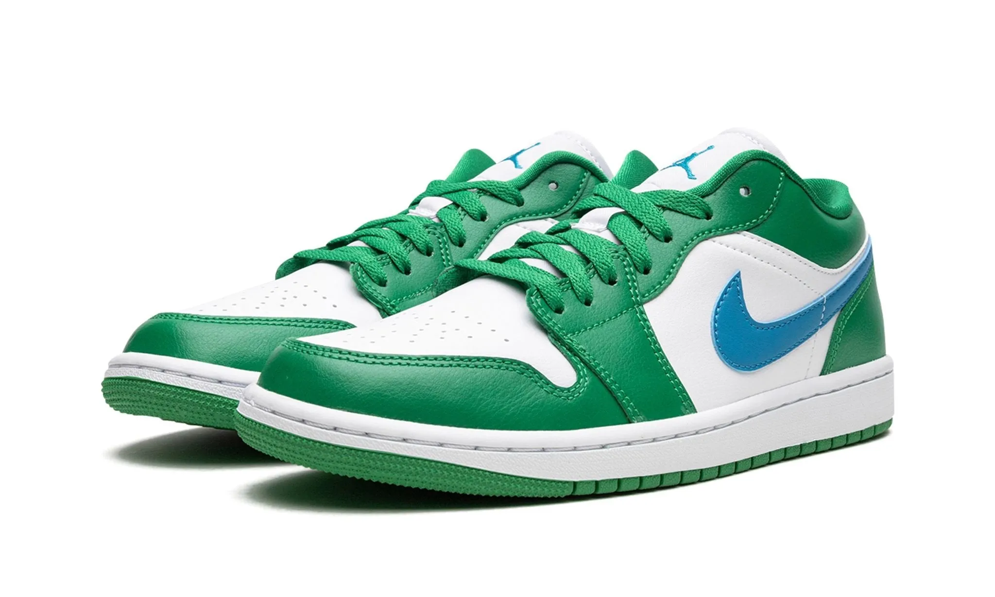 Air Jordan 1 Low Lucky Green Aquatone (Wmns) Runway Glow Dance Mode