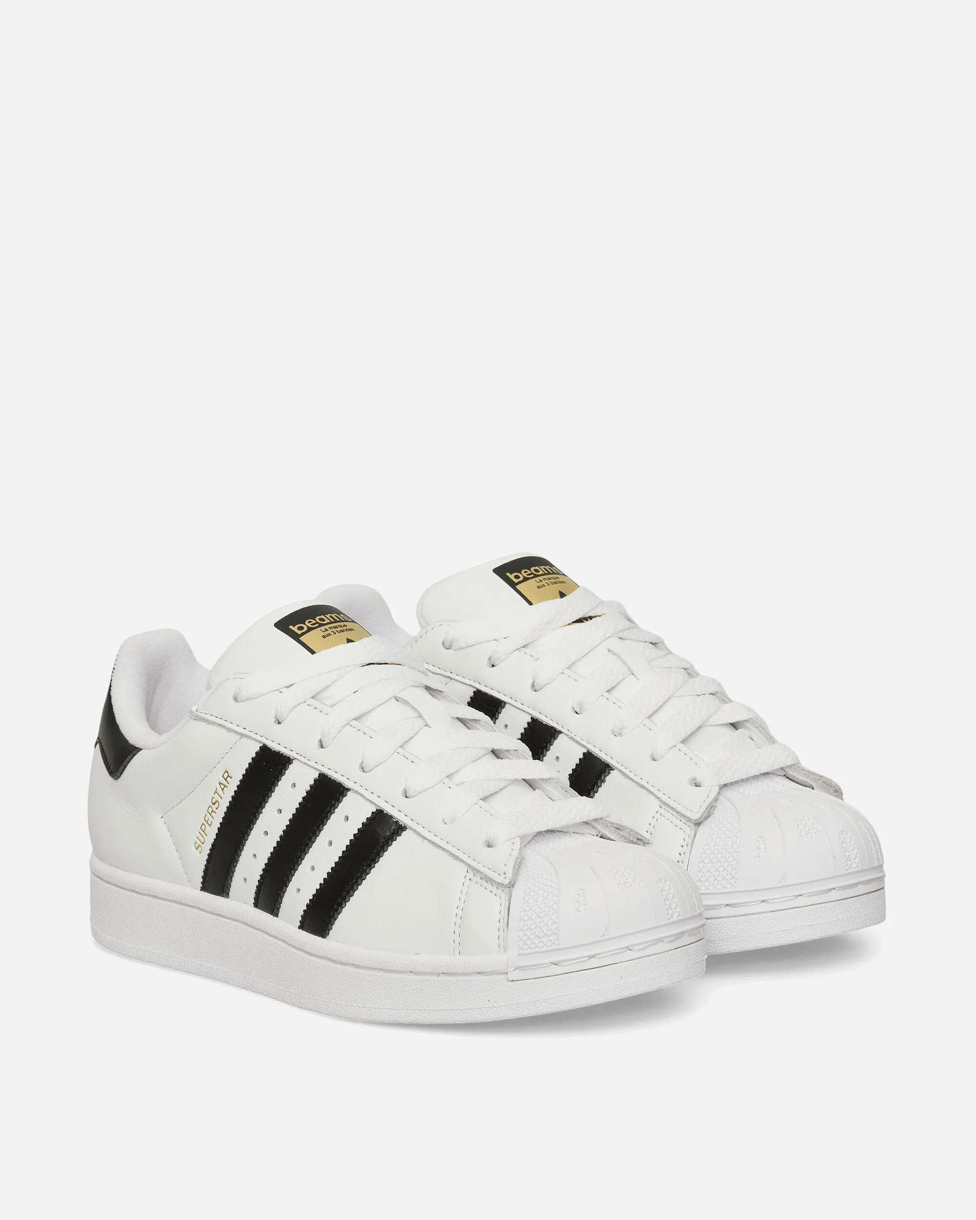 BEAMS Superstar Sneakers White / Core Black mud proof