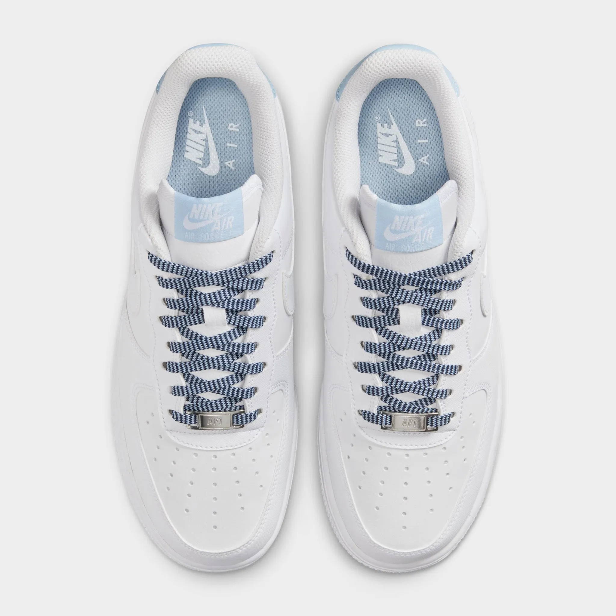 Nike Women's Air Force 1 '07 Next Nature White / Light Armory Blue Minimal Vibe Lightweight Style