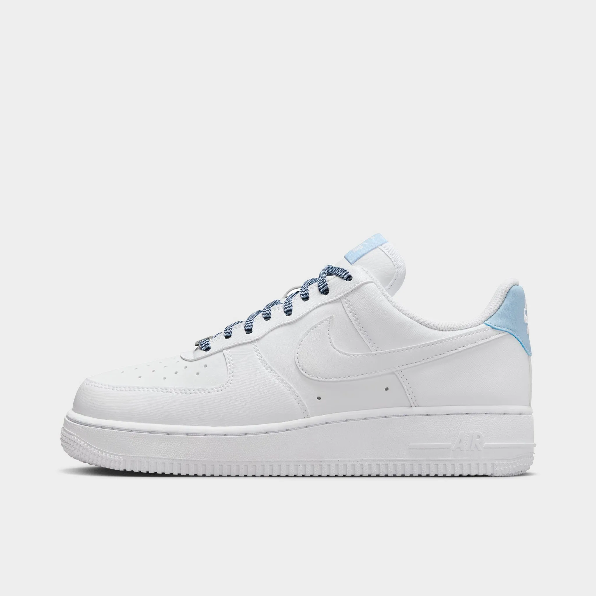 Nike Women's Air Force 1 '07 Next Nature White / Light Armory Blue Freedom Move Win Step