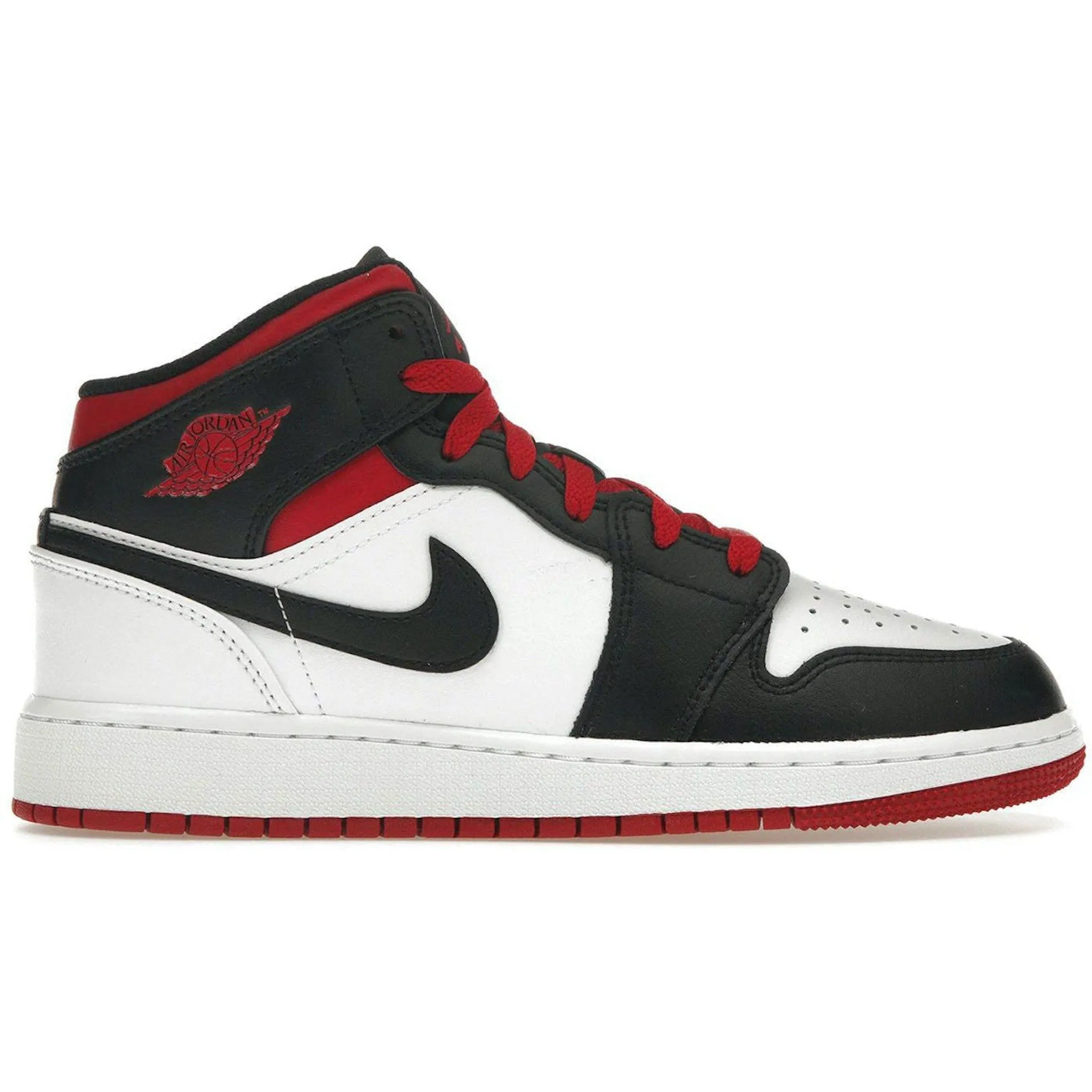 Brand Pop Street Movement Jordan 1 Mid Gym Red Black Toe (GS)