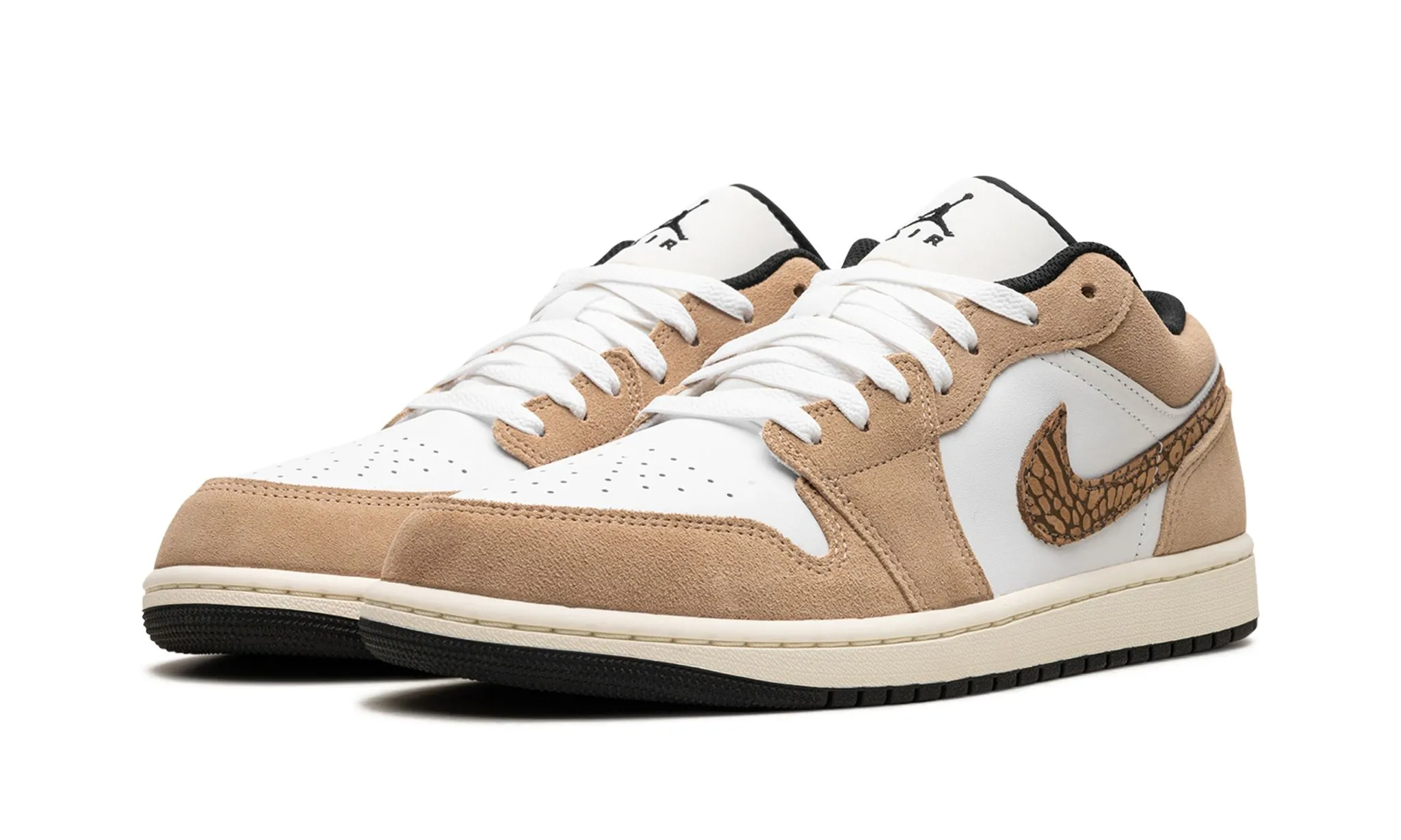 Air Jordan 1 Low SE Brown Elephant Dream Path Comfort Tongue