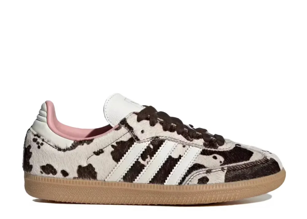 Light   weight   design Urban Cool Adidas Samba OG Cow Print