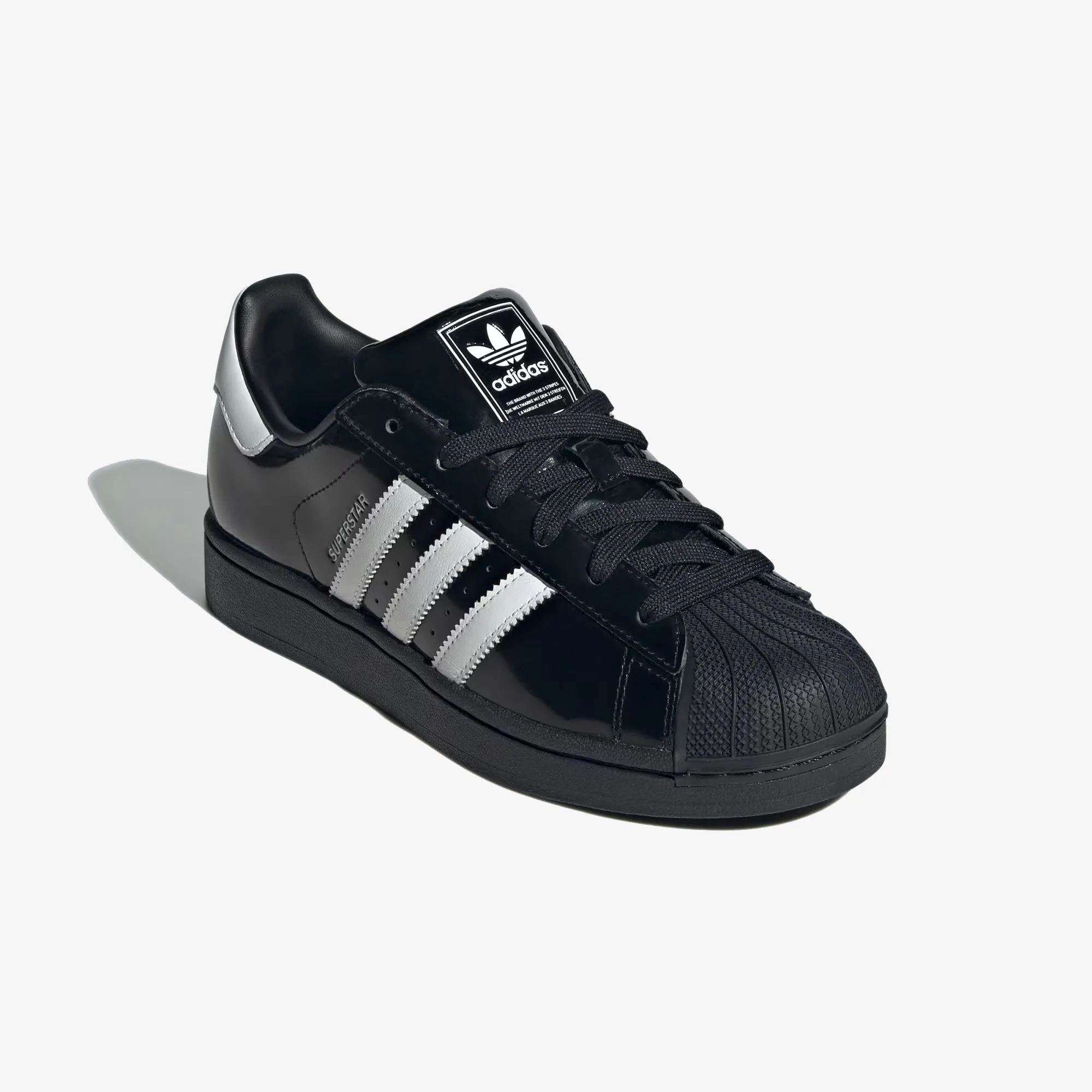 Adidas Originals | SUPERSTAR II { CORE BLACK/CLOUD WHITE Tread Pattern Comfort experience