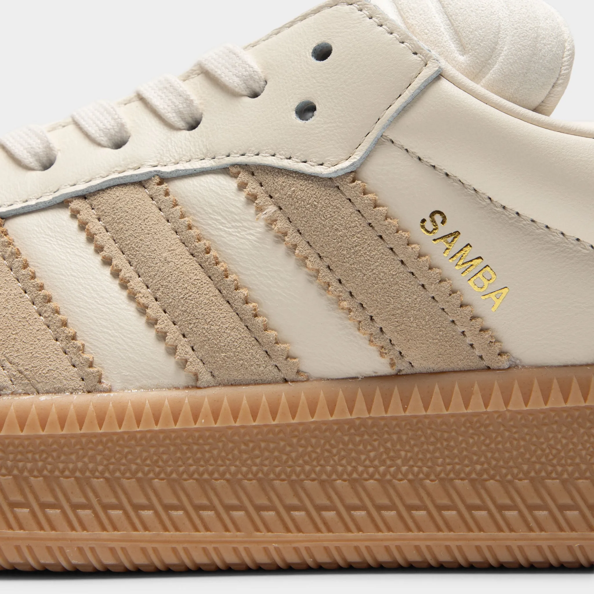 Strong Step adidas Samba XLG Wonder White / Magic Beige - White