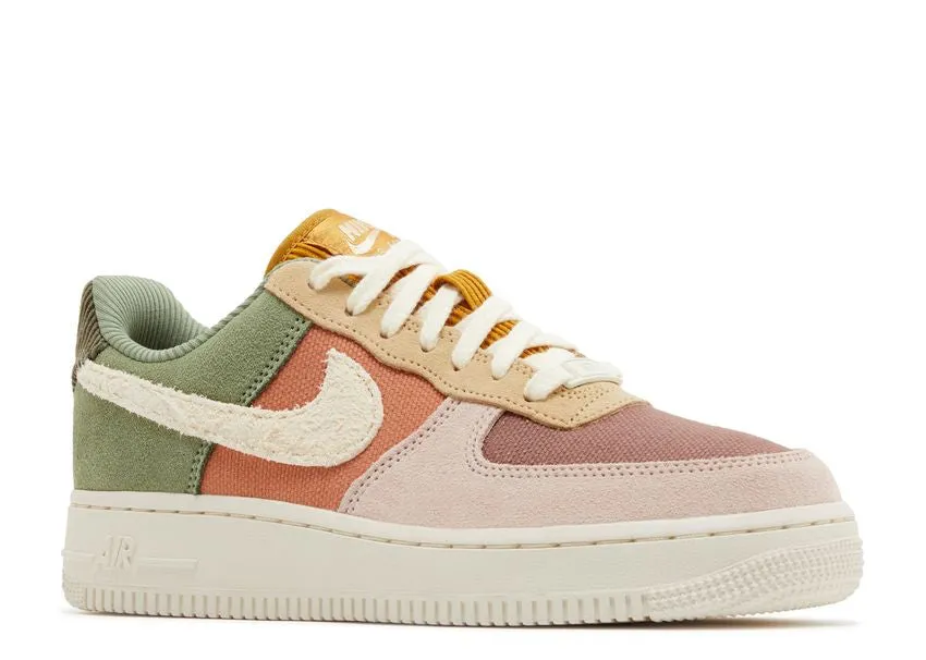 Velcro   closure All-Purpose Use Nike Air Force 1 Low '07 LX Oil Green Terra Blush