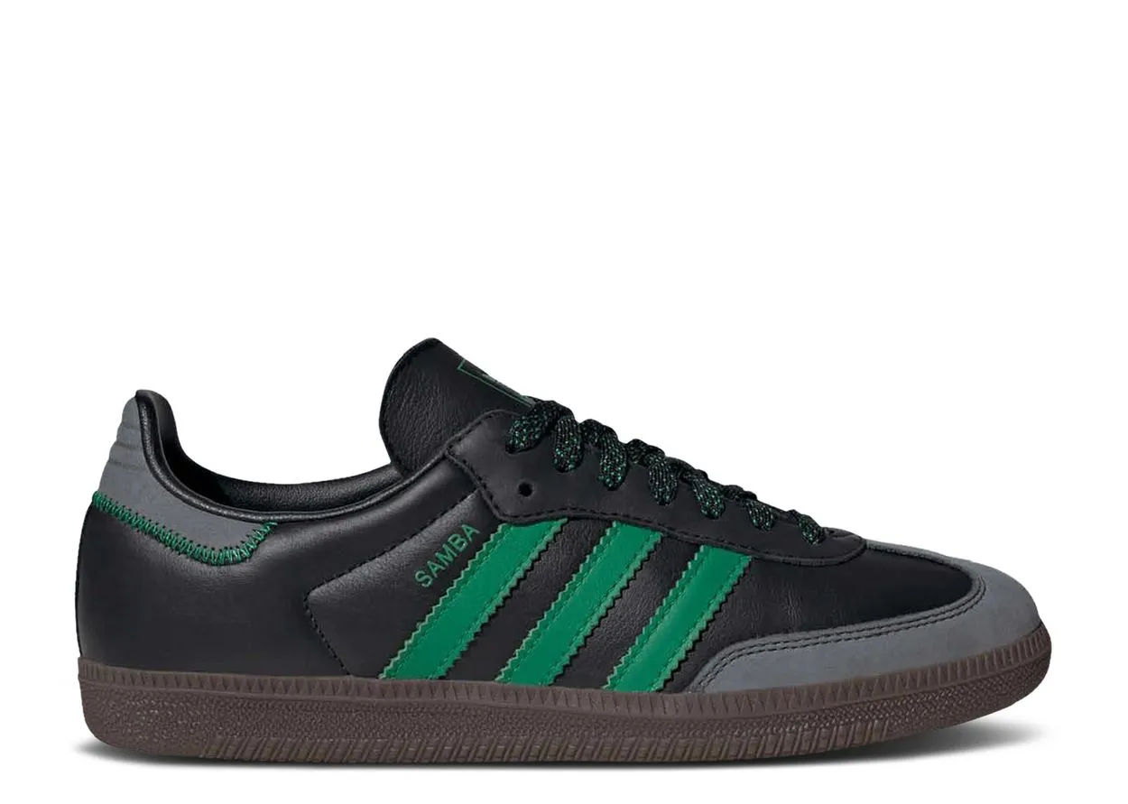 Fast Walk EcoFriendly Adidas Samba OG Black Green