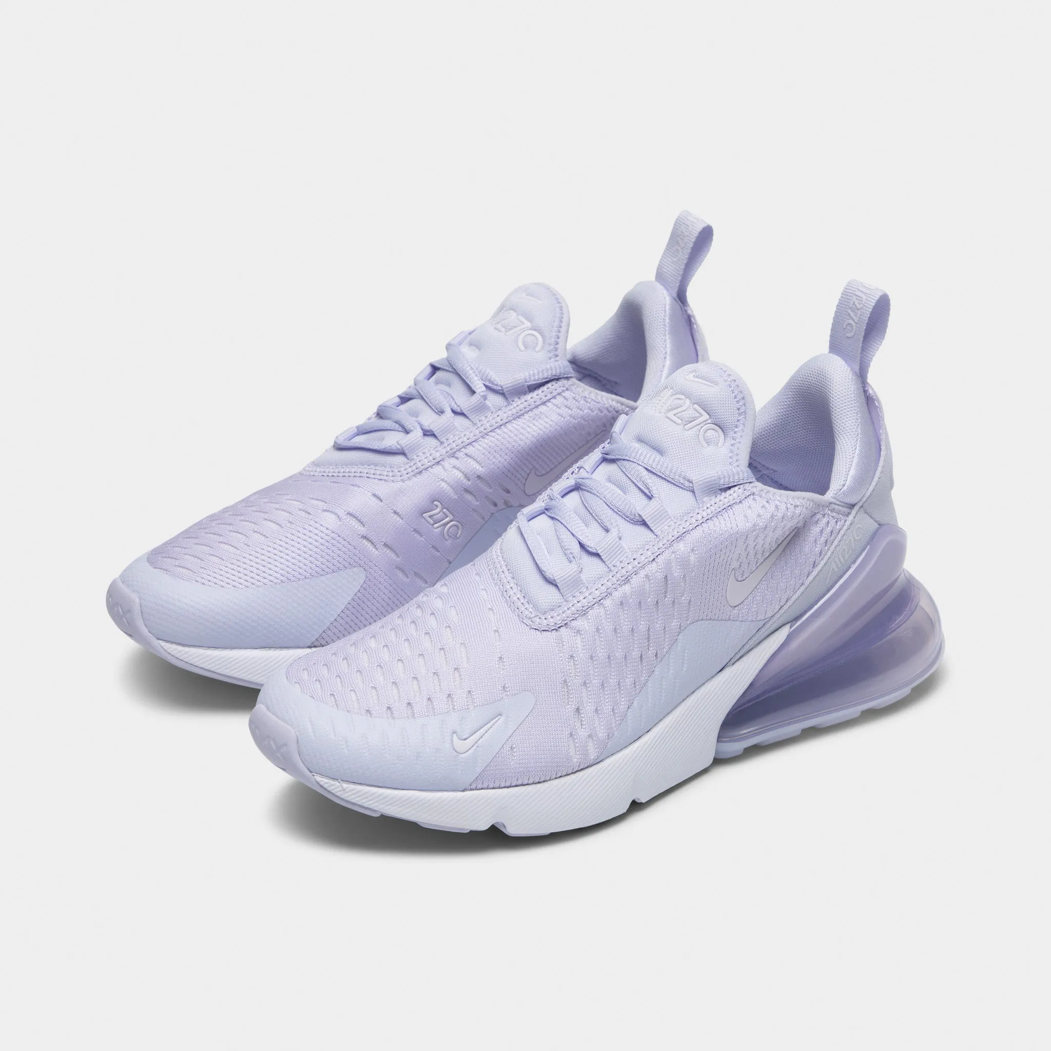 Rain Day Park Stroll Nike Women's Air Max 270 Amethyst Tint / White - Amethyst Tint