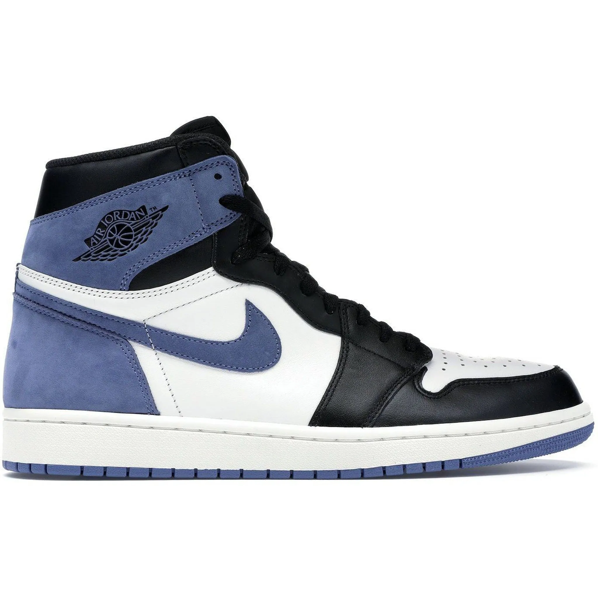 Quiet Footprint Jordan 1 Retro High Blue Moon