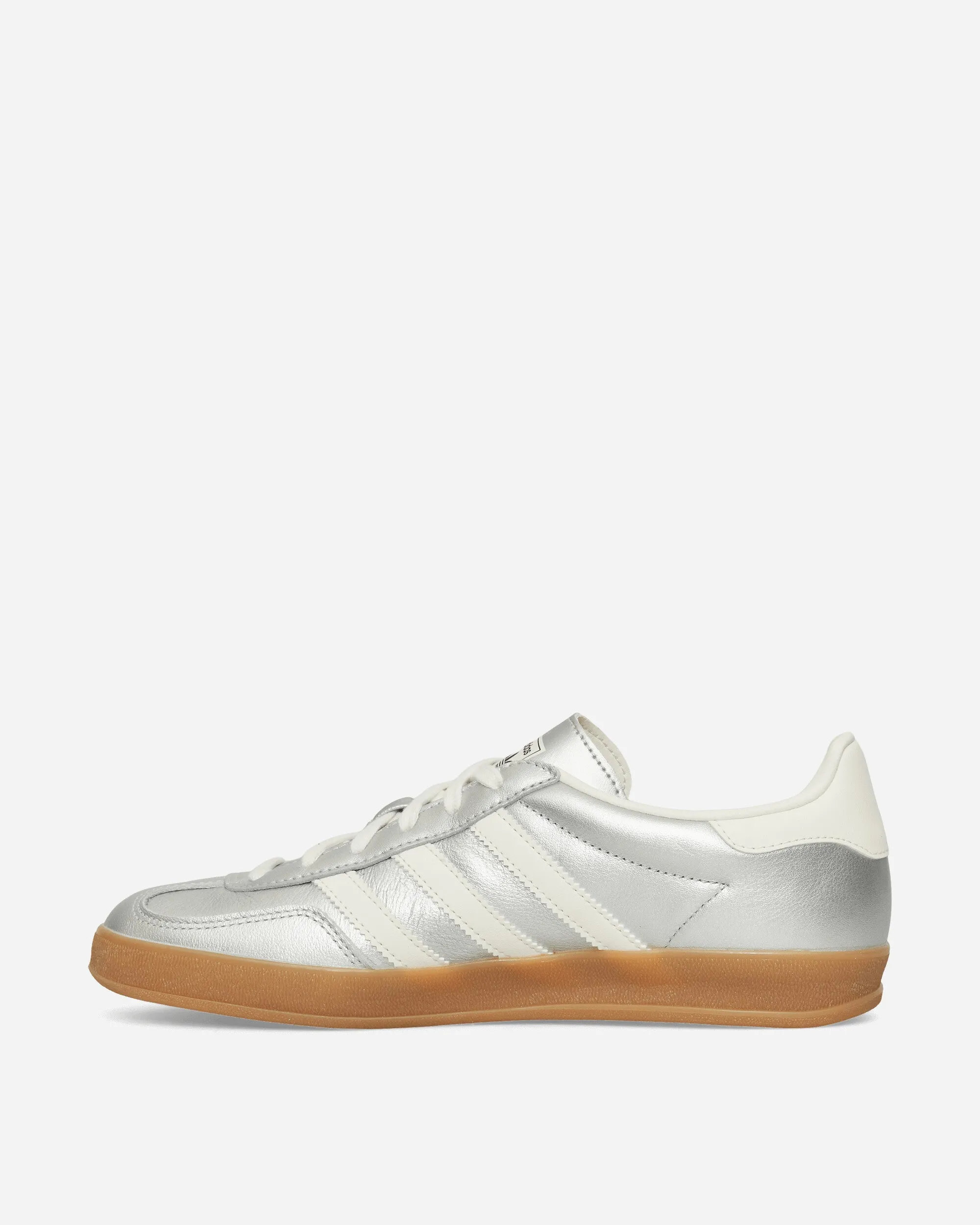 Lightweight Gazelle Indoor Sneakers Silver Metallic / Core White