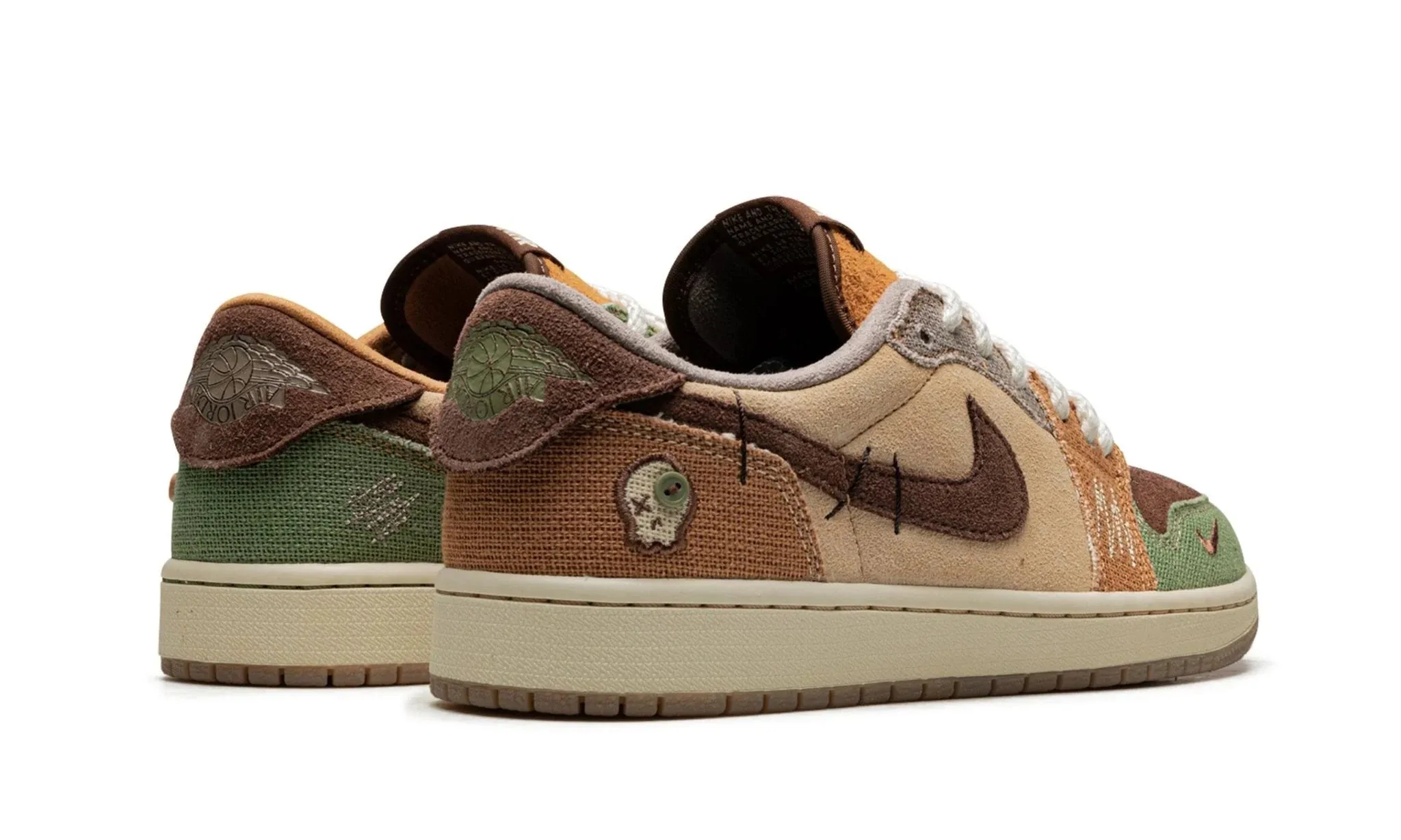 Zion Williamson X Air Jordan 1 Low OG Voodoo Pearl Shine Good Traction