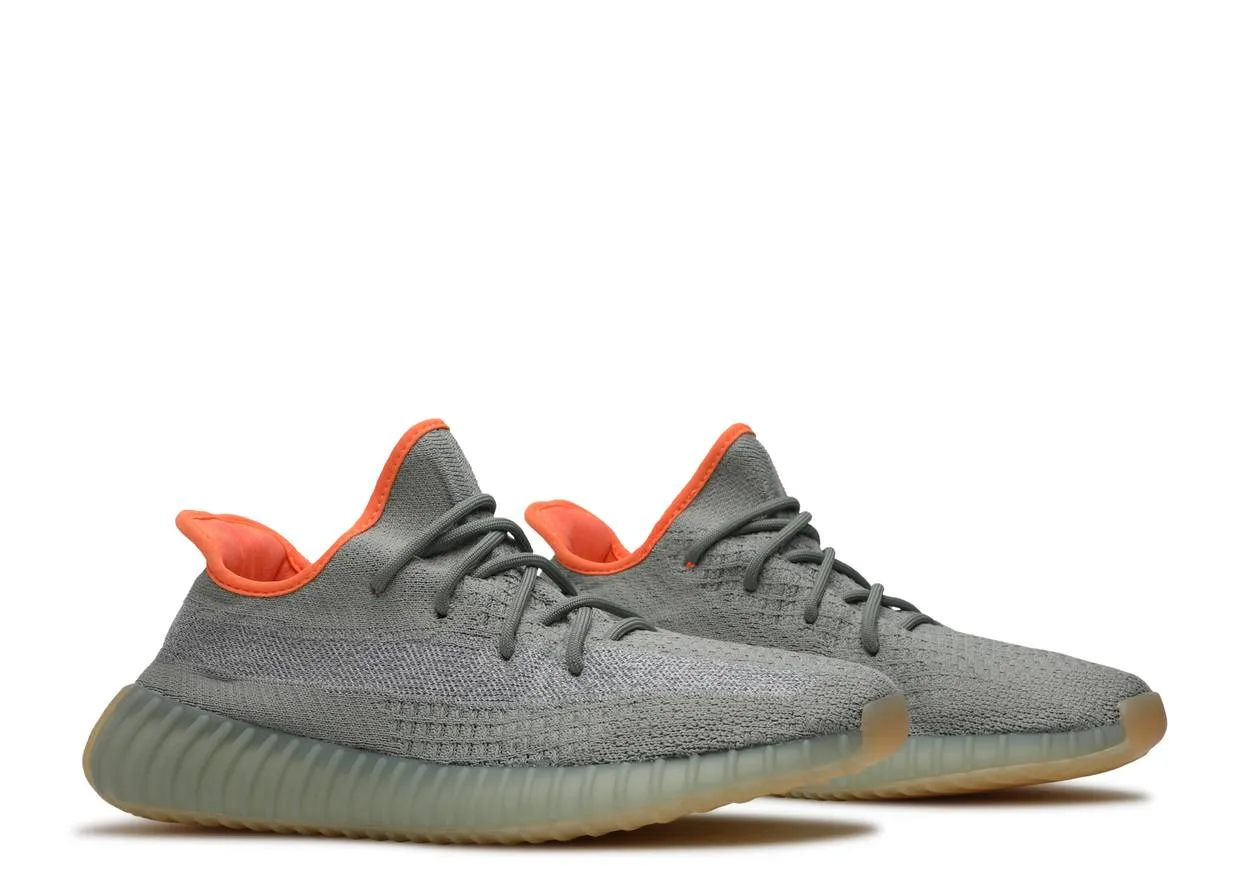 Modern Street No Laces Adidas Yeezy Boost 350 V2 Desert Sage