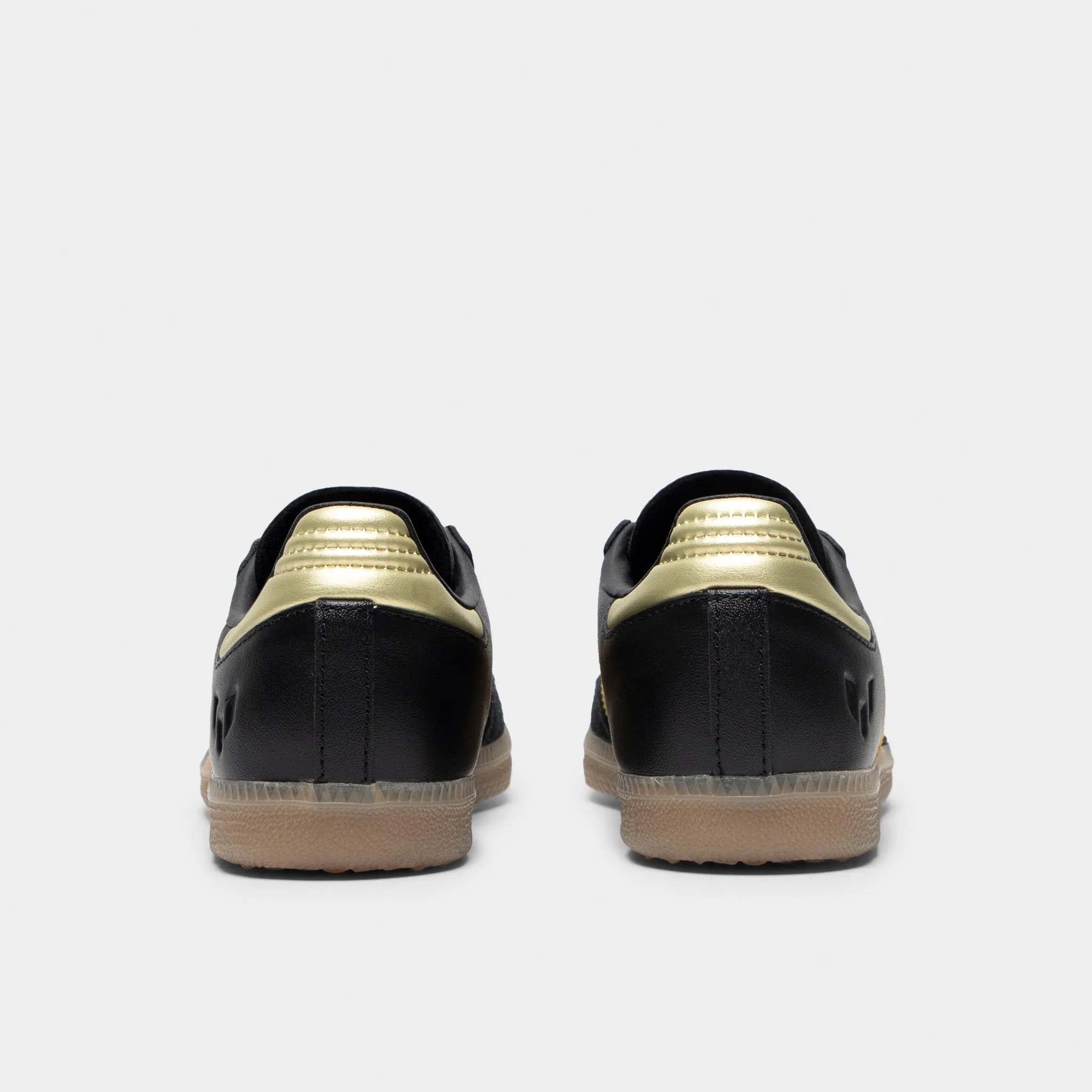 Moon Walk adidas Juniors' Samba Messi Core Black / Gold Metallic - Gum