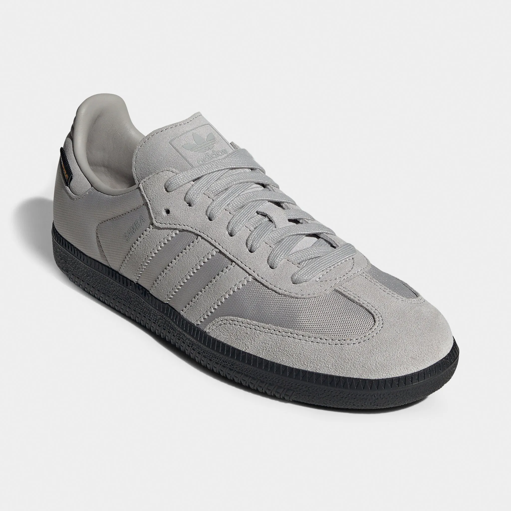 adidas Samba OG Clear Granite / Grey - Core Black Bright Neon