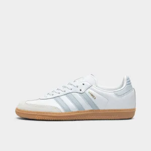 adidas Juniors' Samba OG White / Halo Blue - Gum orthopedic Grace Walk