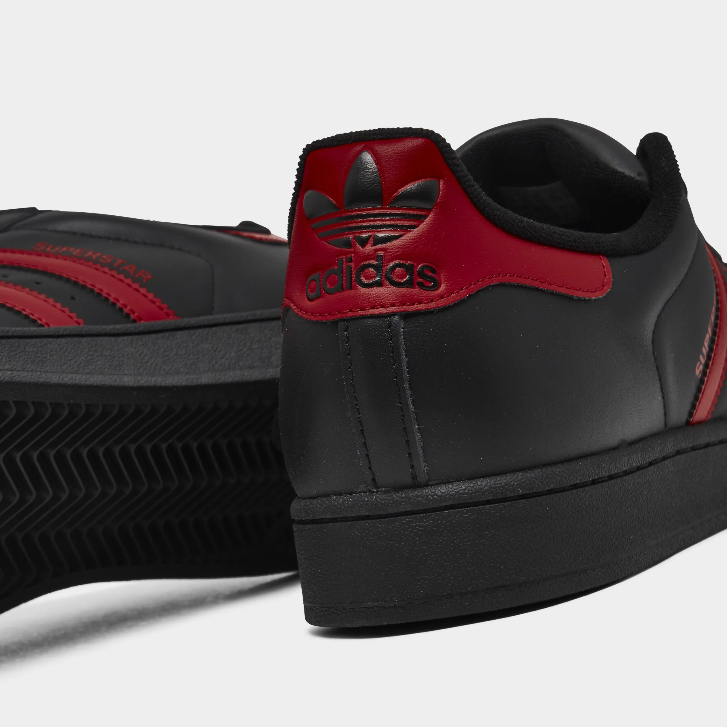 adidas Superstar II Black / Red Clear Glow Firm Lock