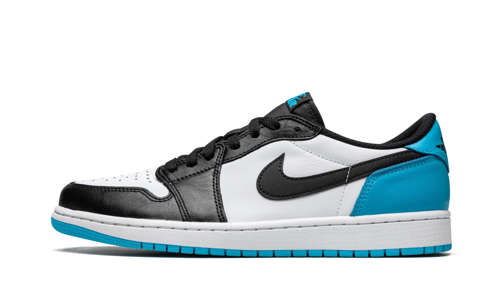 Air Jordan 1 Low Powder Blue/Unc Bone Aid Heat Free