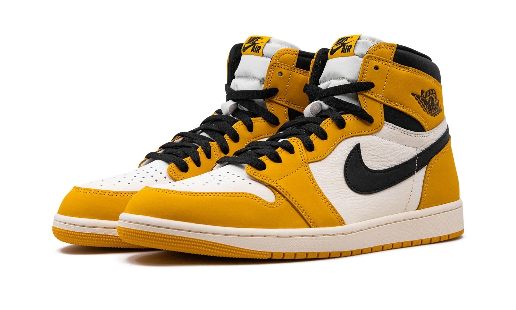 Comfort Upper Dust Free Air Jordan 1 Retro High OG Yellow Ochre