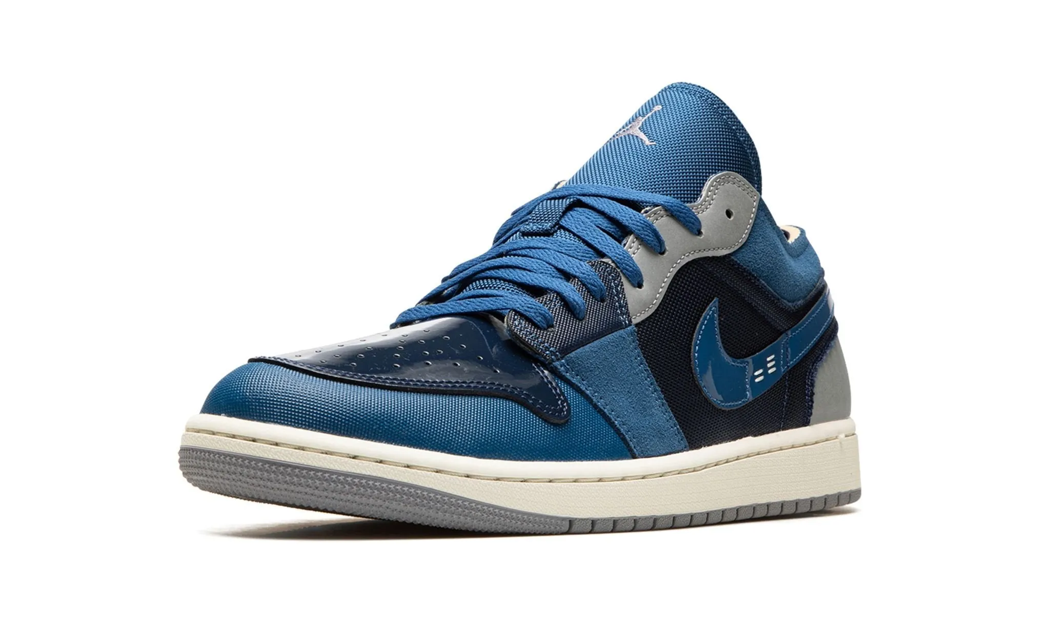Wmns Air Jordan 1 Low SE BlackBlackDark ObsidianSail Tech Glow