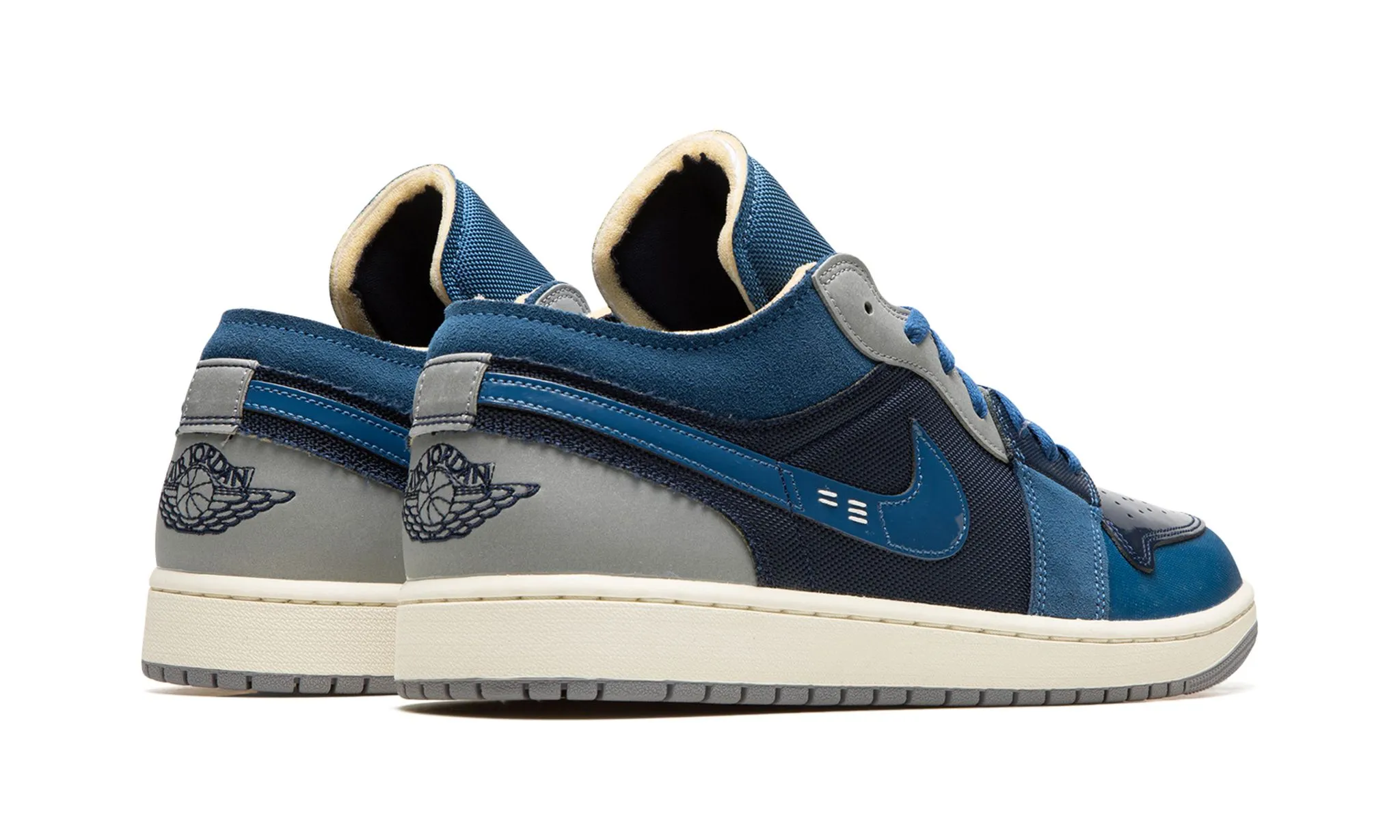 City Run Stable construction Wmns Air Jordan 1 Low SE BlackBlackDark ObsidianSail