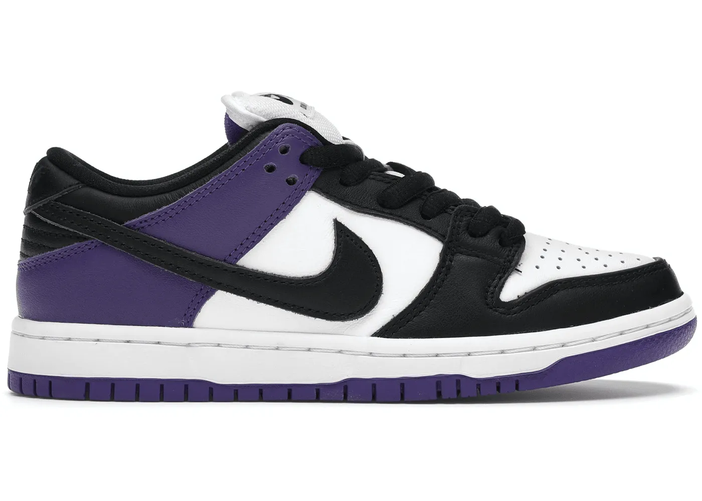 Midsole Support Neat Shape Nike SB Dunk Low Court Purple