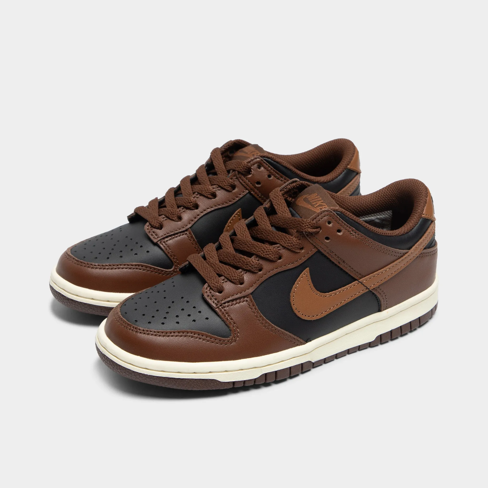 Nike Dunk Low GS Black / British Tan - Cacao Wow Leaf Jog Spring Ready