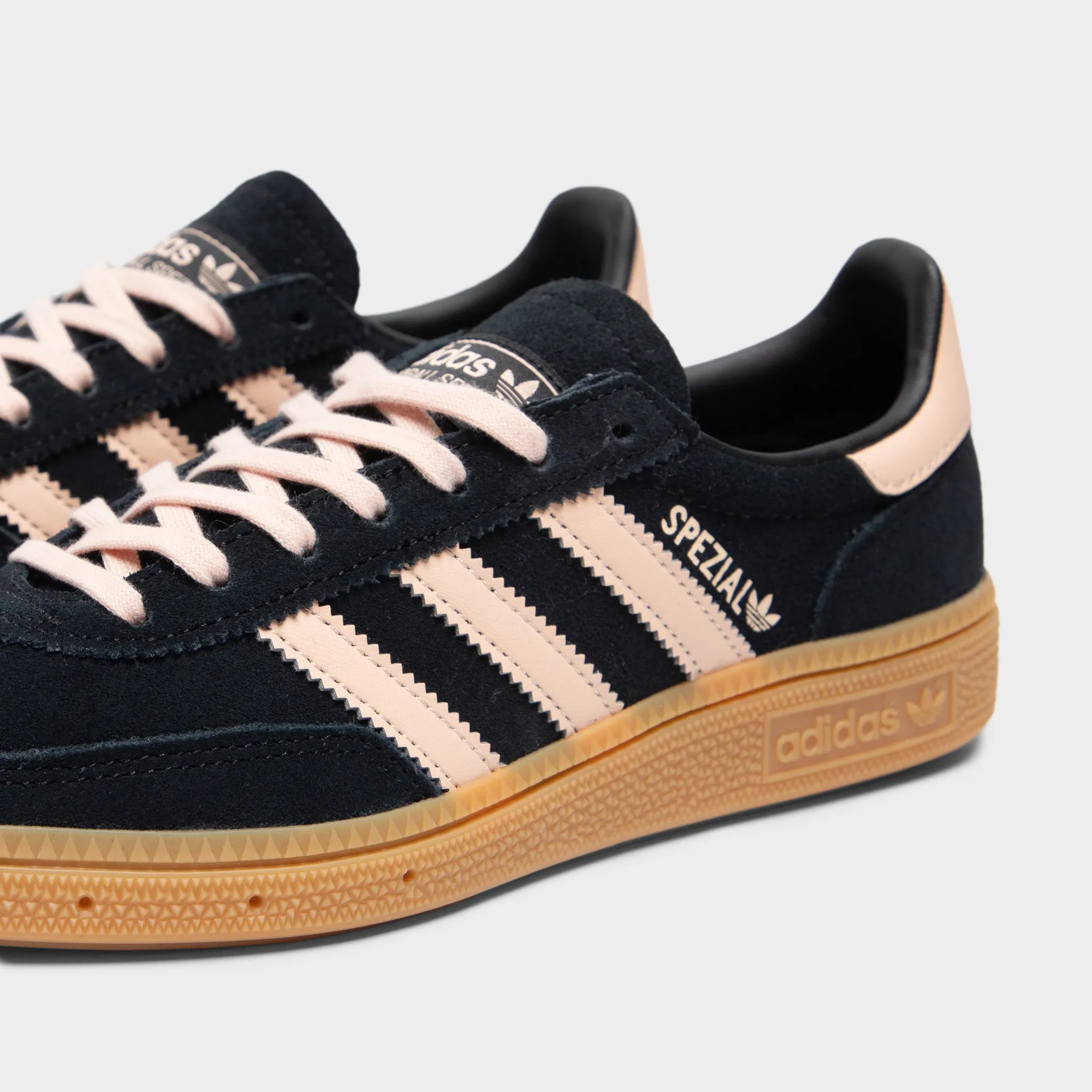 adidas Originals Juniors' Handball Spezial Black / Pink Walking Pack Safe