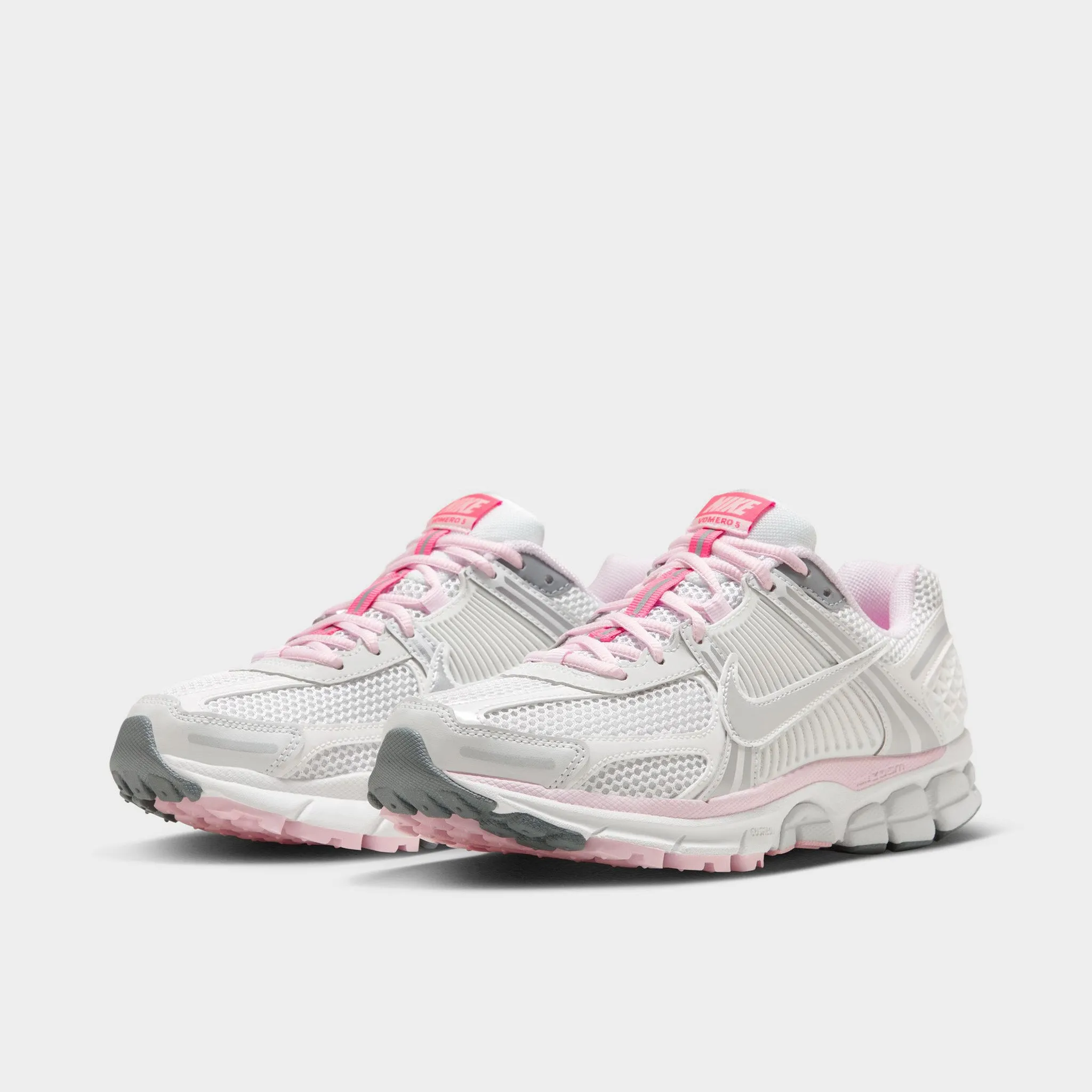 reinforced - heel shoes zipper shoes Nike Women's Zoom Vomero 5 Photon Dust / Metallic Silver - Summit White