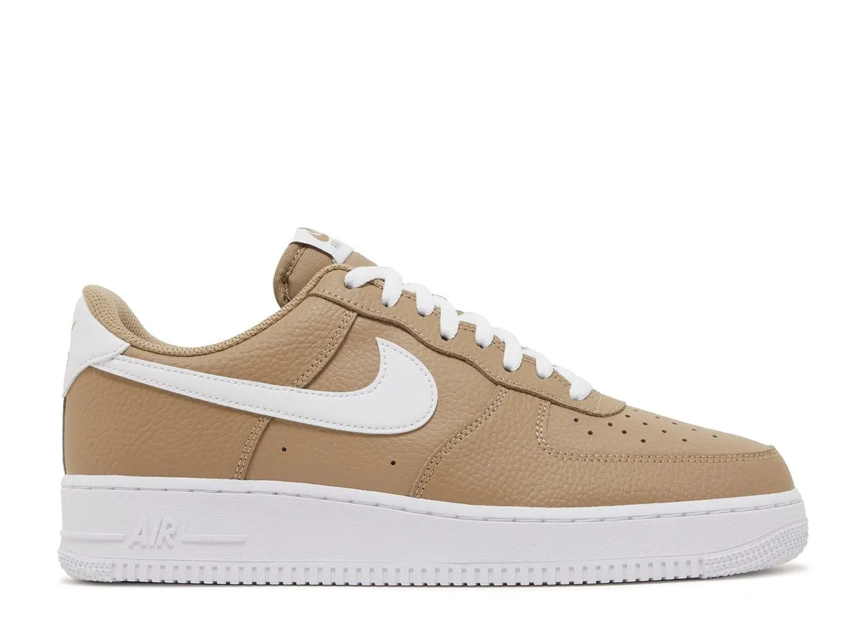 High Heel Wide toe box Nike Air Force 1 Low '07 Khaki White