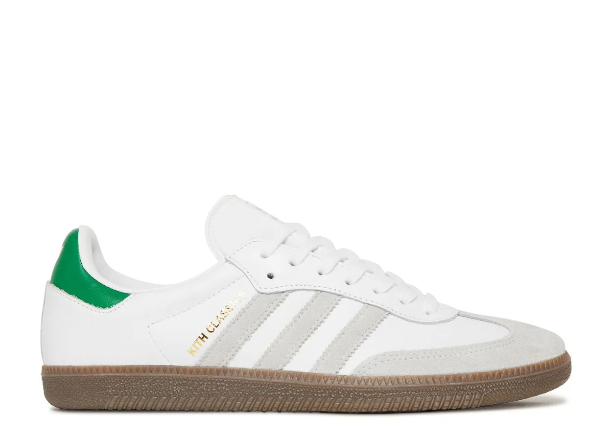 Adidas Samba OG Kith Classics White Green Lean Design Day Run
