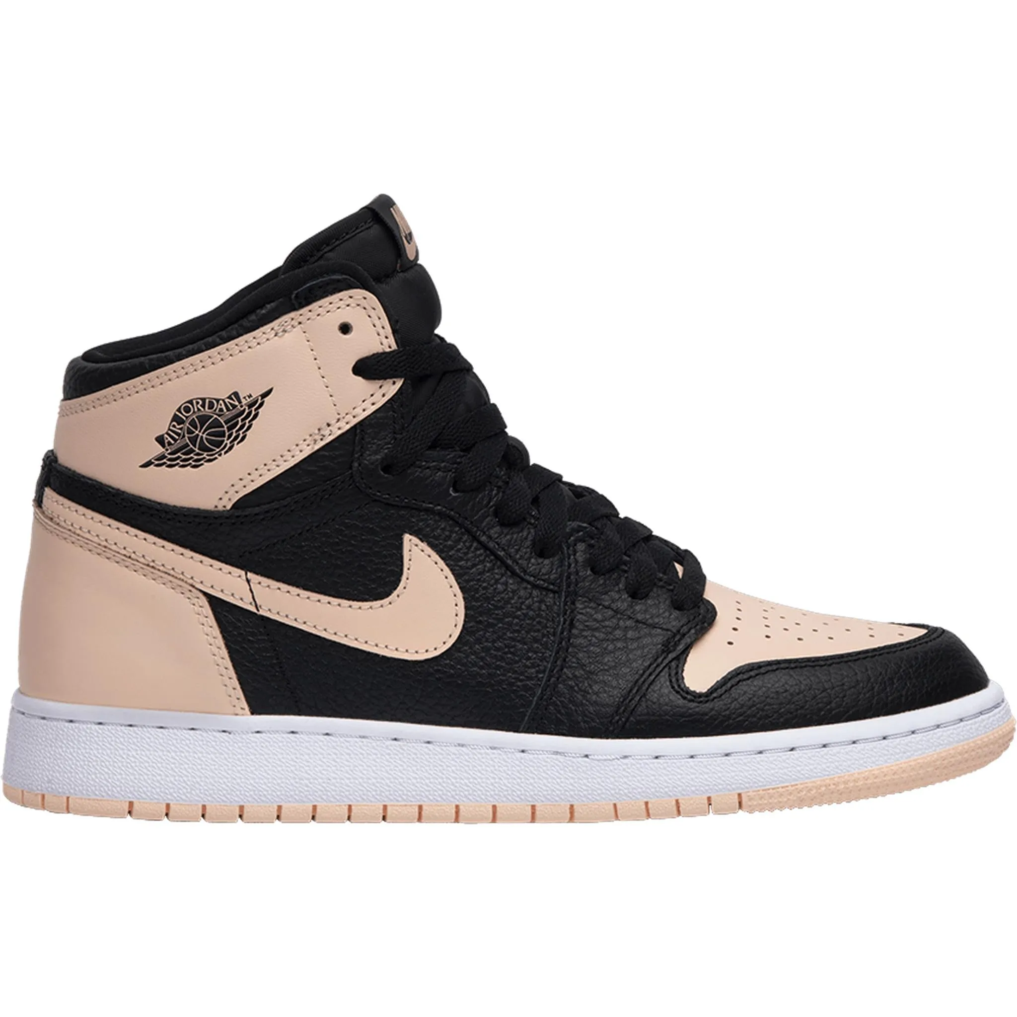 Jordan 1 Retro High Black Crimson Tint (GS) All Around Breathable Sole