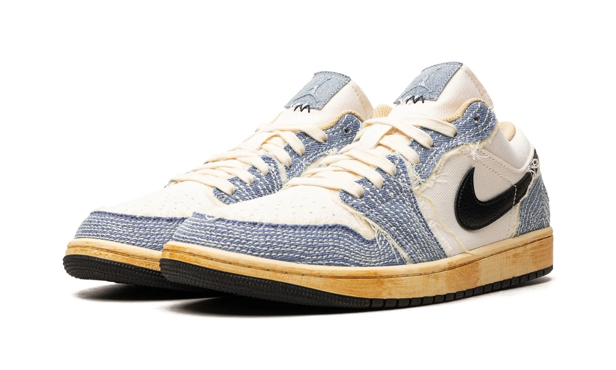 Summer Heat Air Jordan 1 Low SE Sashiko Denim