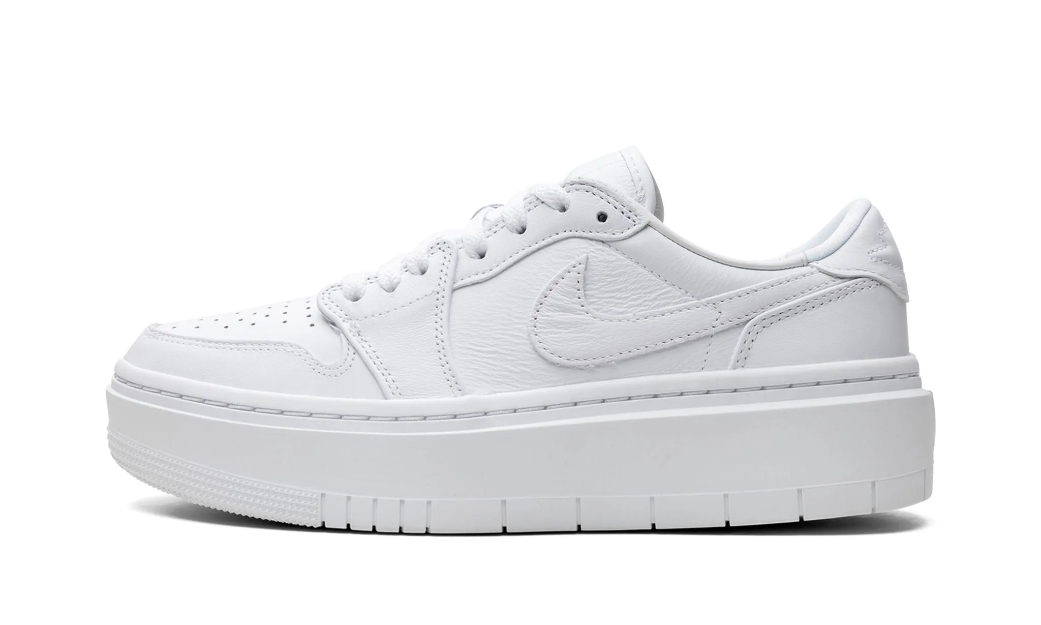 Wmns Air Jordan 1 Elevate Low 'Triple White' Flexibility Feature Active
