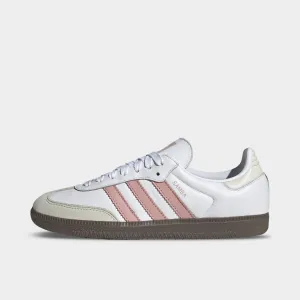 adidas Women's Samba OG White / Wonder Mauve - White Camera Look Star Shine