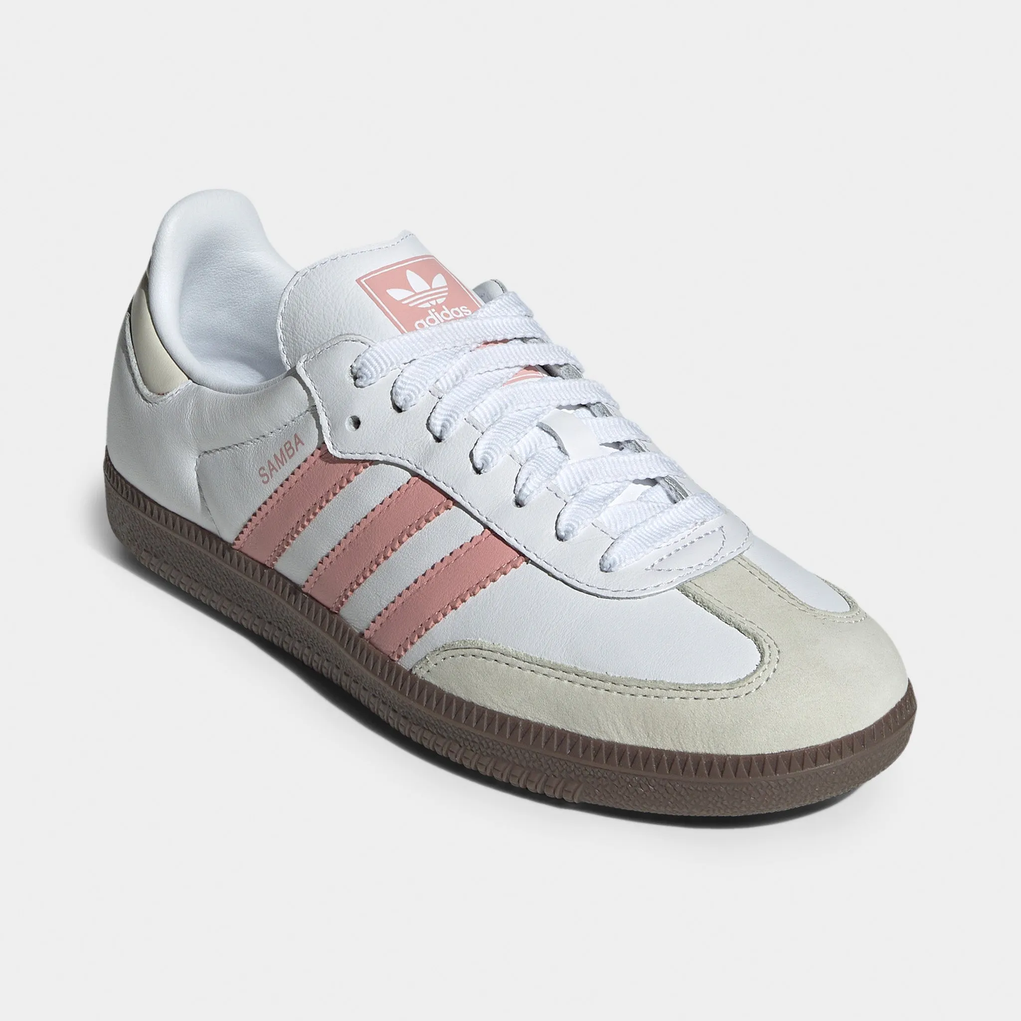 adidas Women's Samba OG White / Wonder Mauve - White Island Vibe
