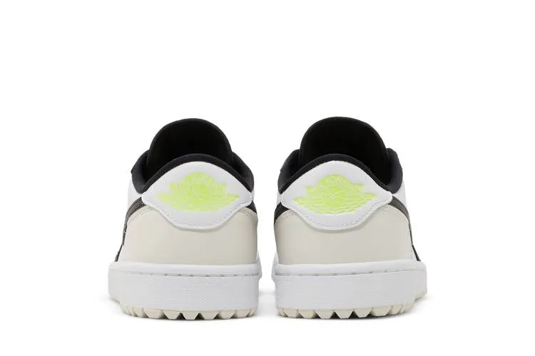 Air Jordan 1 Low Golf Phantom Volt Style Pop Clean White